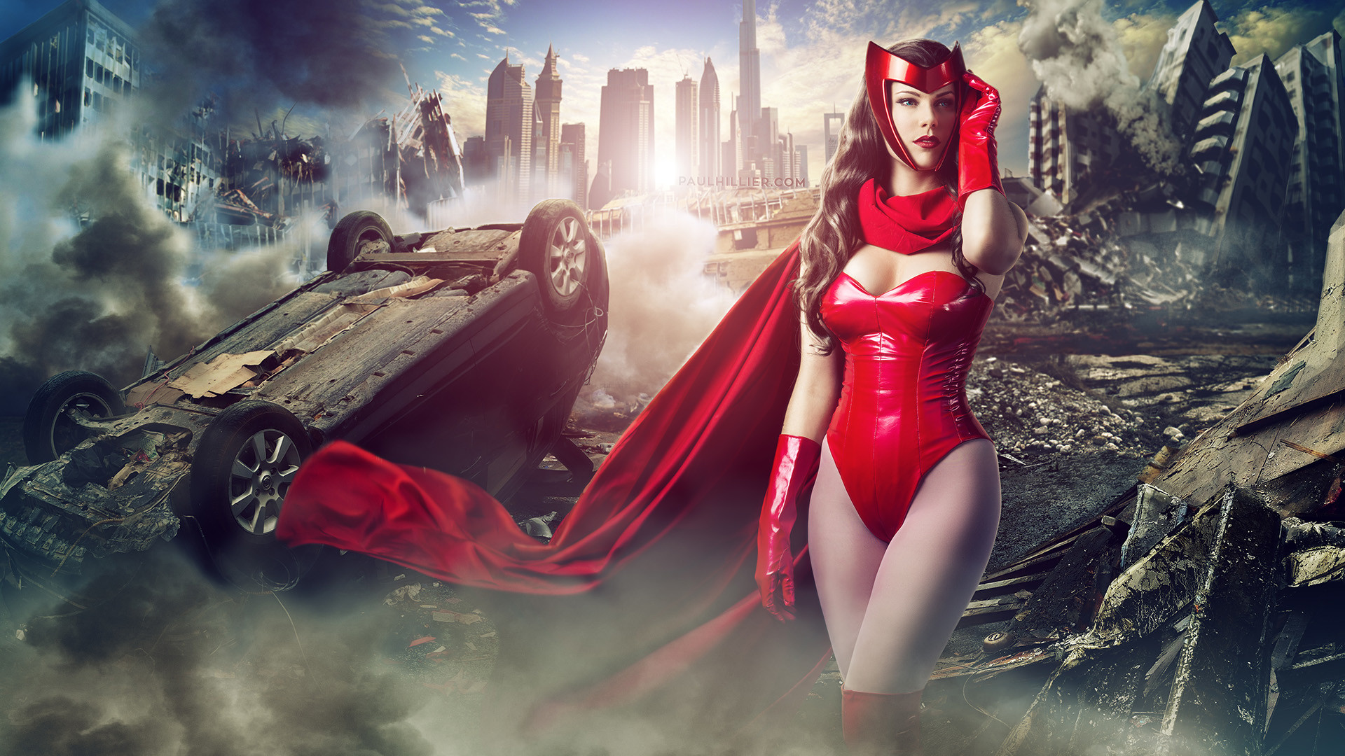1920x1080 Character: Scarlet Witch (Wanda Maximoff) / From: MARVEL Comics 'Avengers'