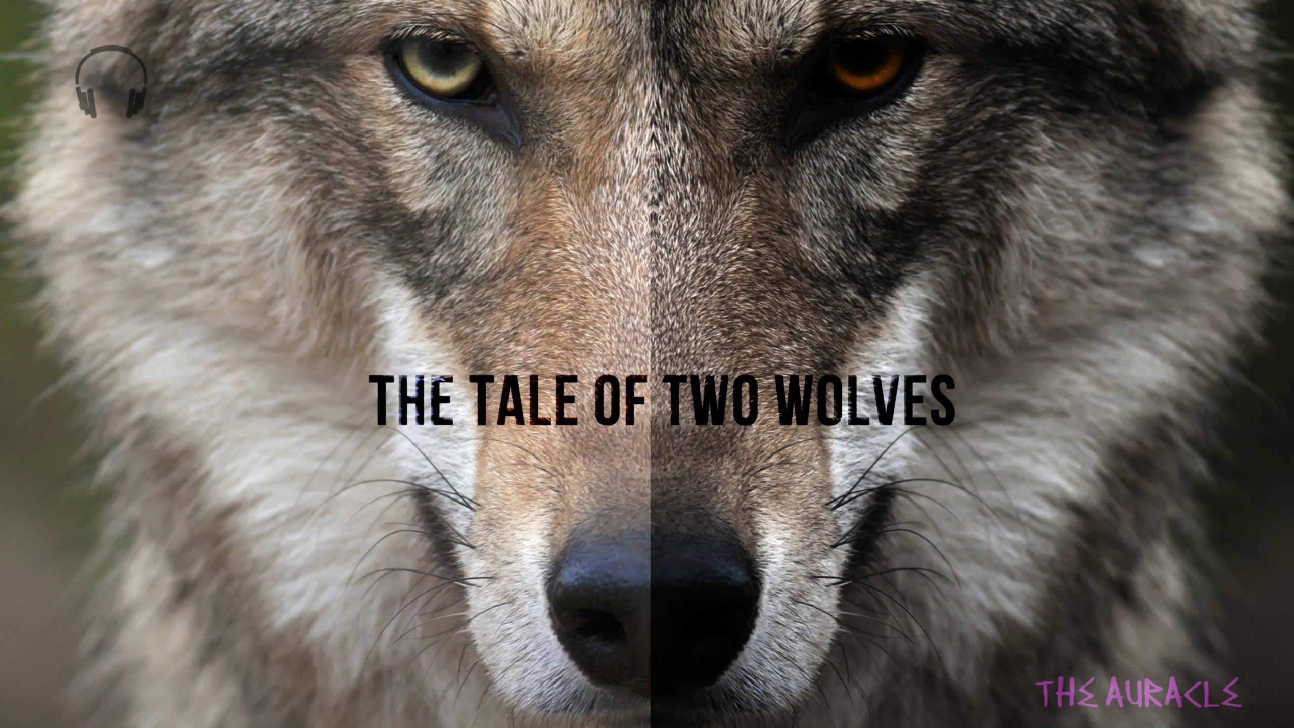2560x1440 A Tale Of Two Wolves â A Cherokee Legend â [Binaural] [Whispers] [Soft  voice] - YouTube