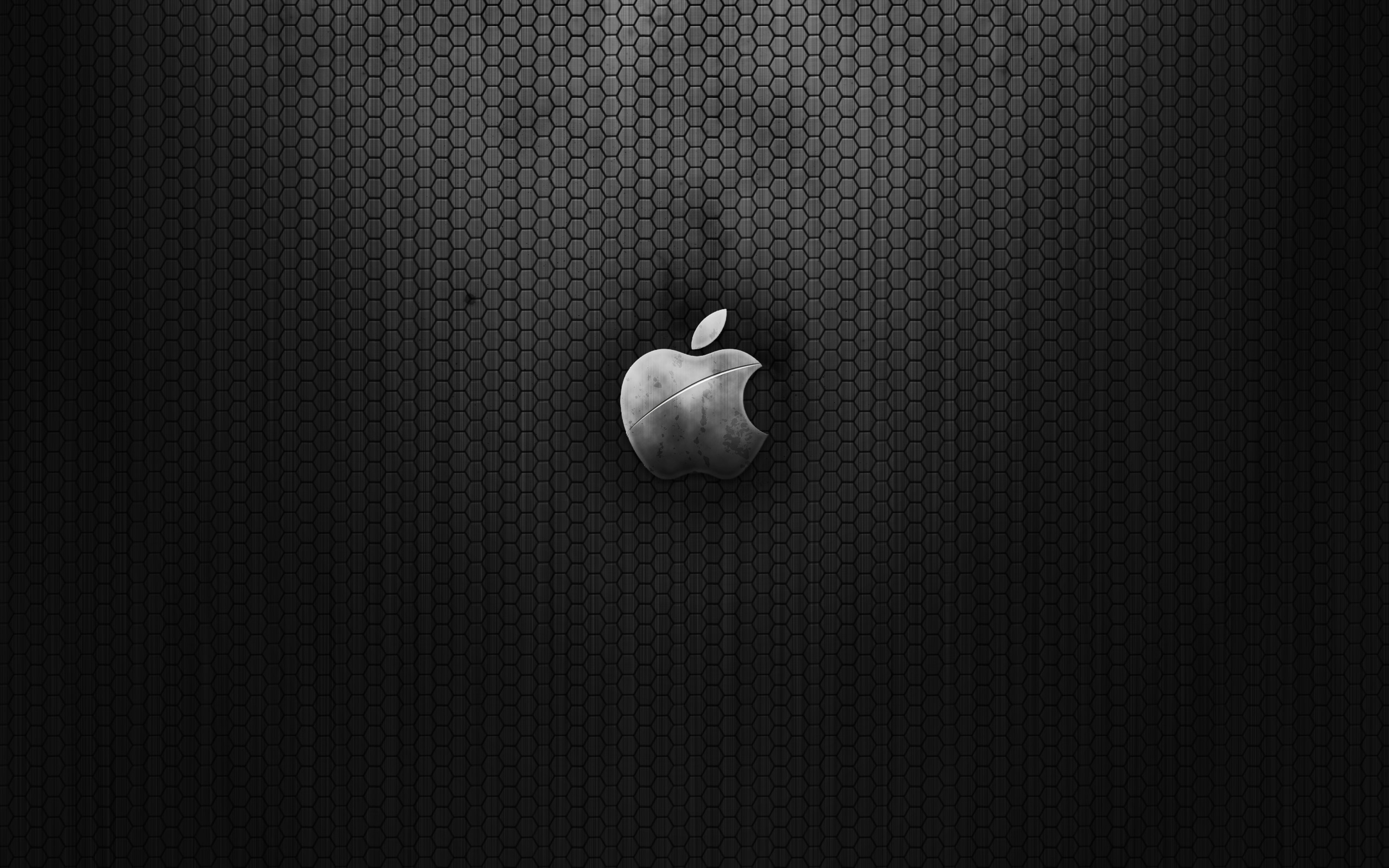 2560x1600 Dark Metal Apple
