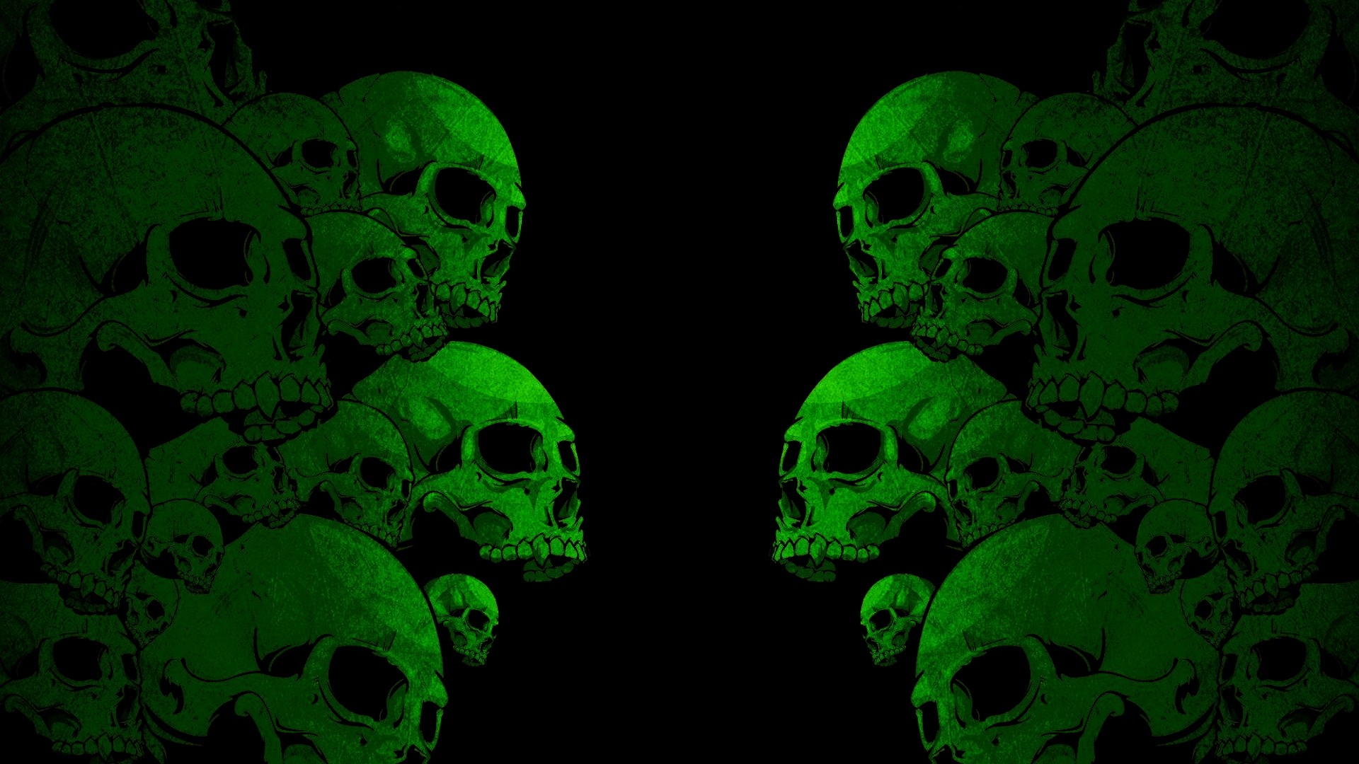 1920x1080 Download now full hd wallpaper skull green composition dark in screen  resolution .