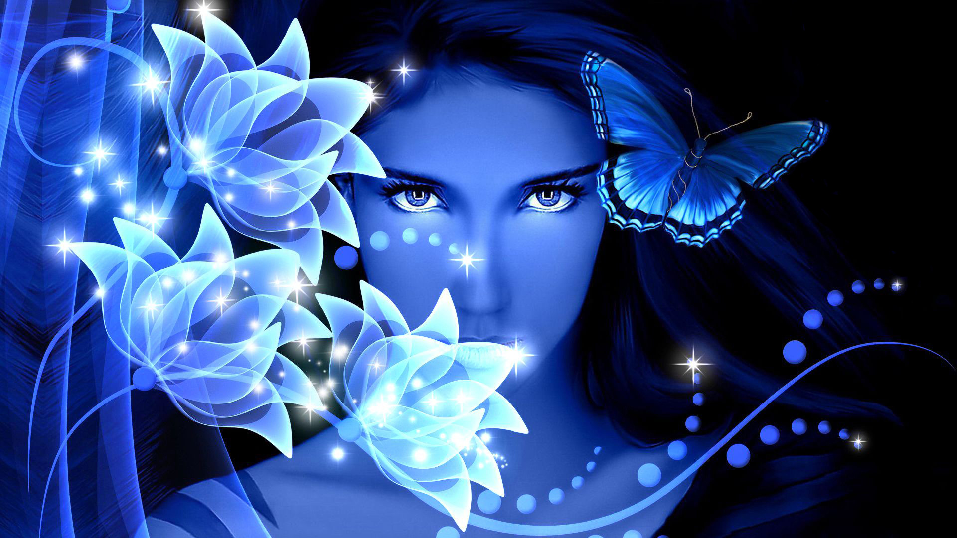 1920x1080 blue butterfly on white stones desktop background wallpapers hd.
