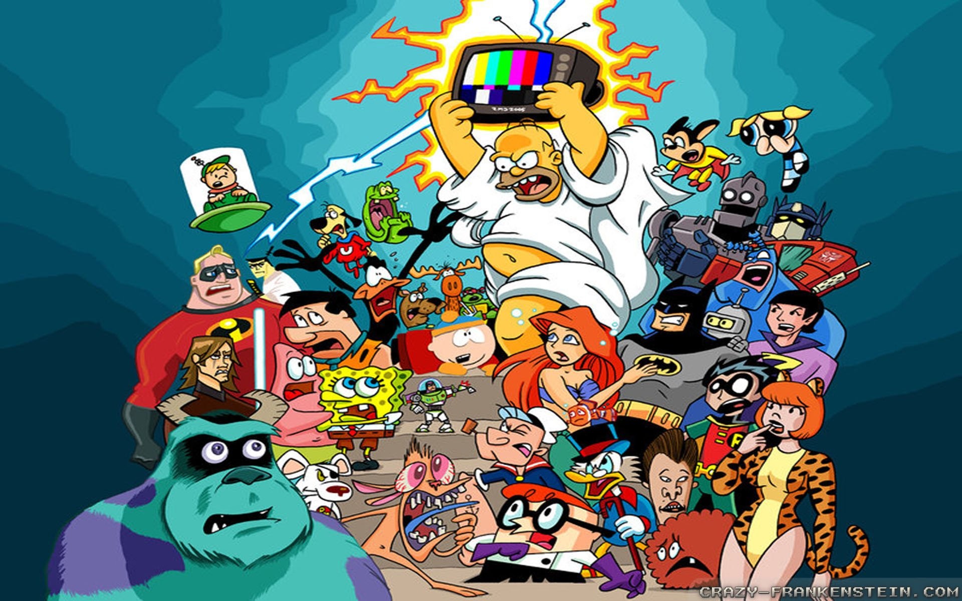 1920x1200 All Cartoon Characters