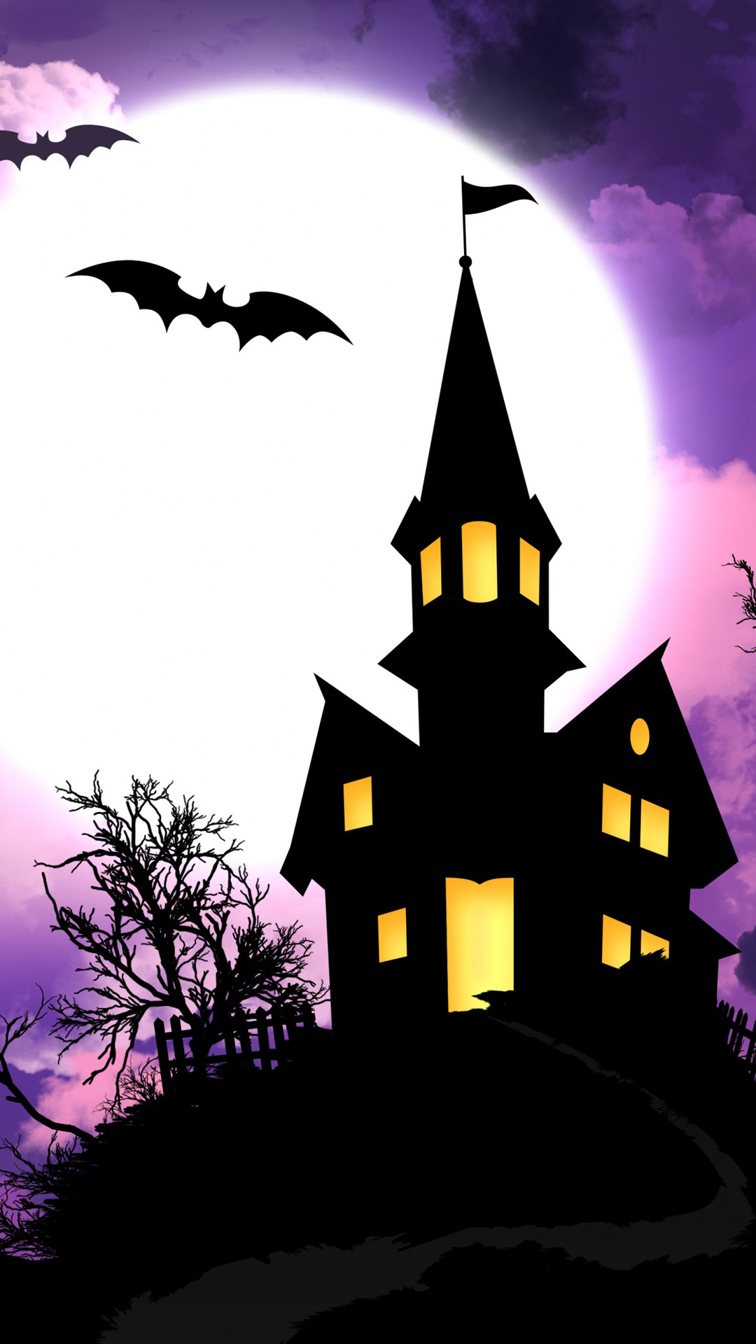 1080x1920 Spooky house Halloween