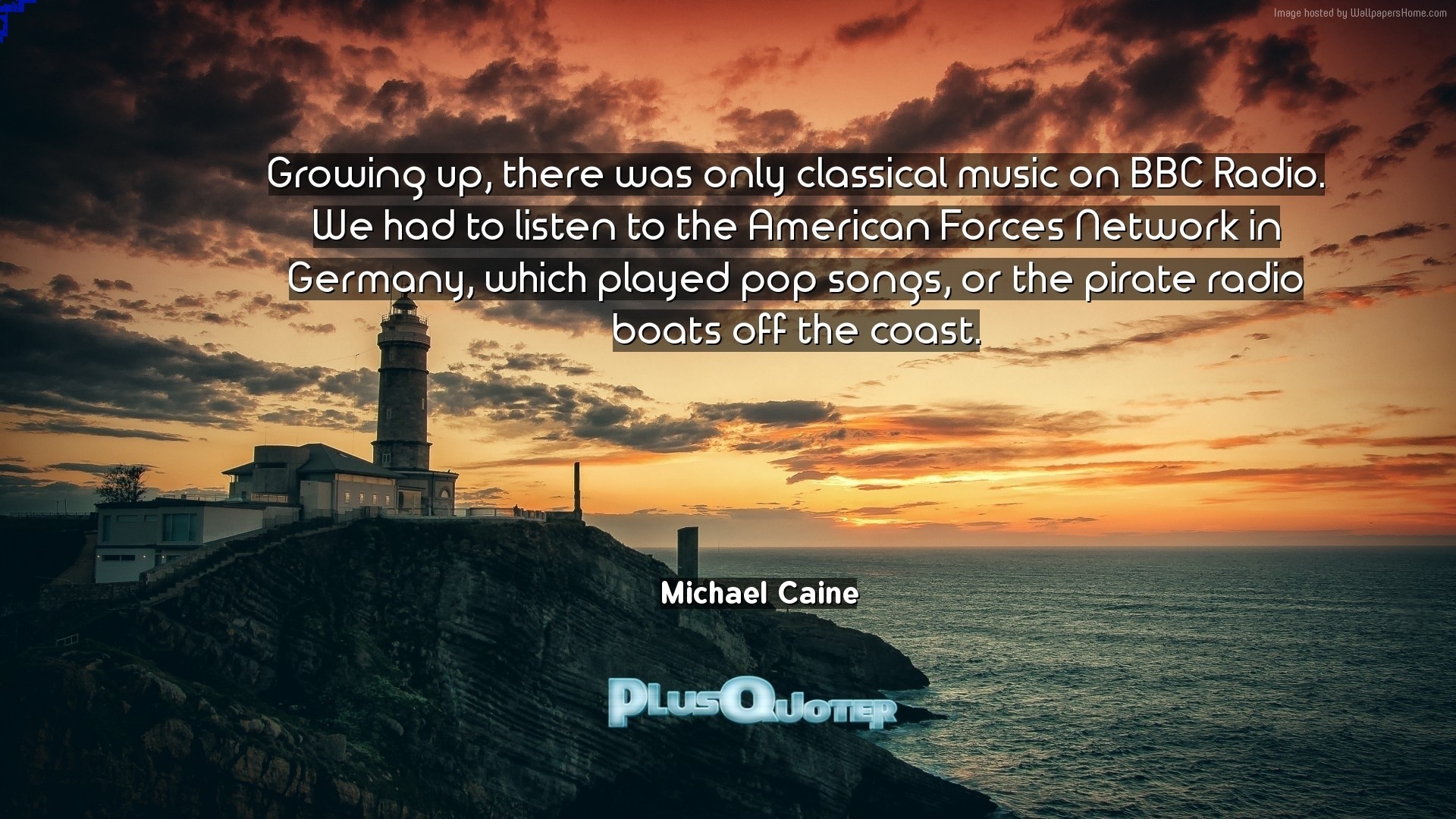 1920x1080 Download Wallpaper with inspirational Quotes- "Growing up, there was only classical  music on
