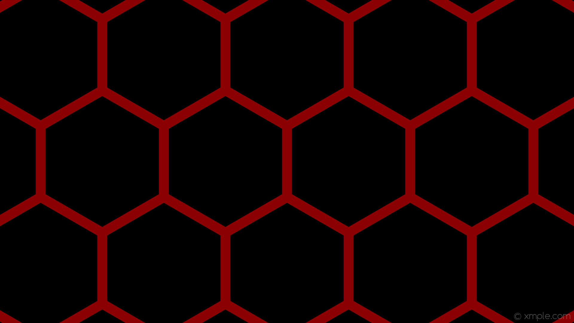 1920x1080 wallpaper red honeycomb black hexagon beehive dark red #000000 #8b0000 0Â°  33px 412px