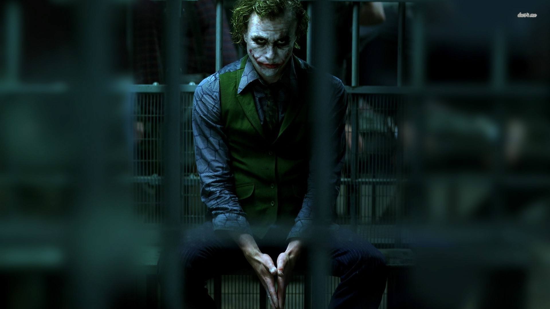 1920x1080 Heath Ledger aka The Joker (El GuasÃ³n-El caballero de la noche asciende).