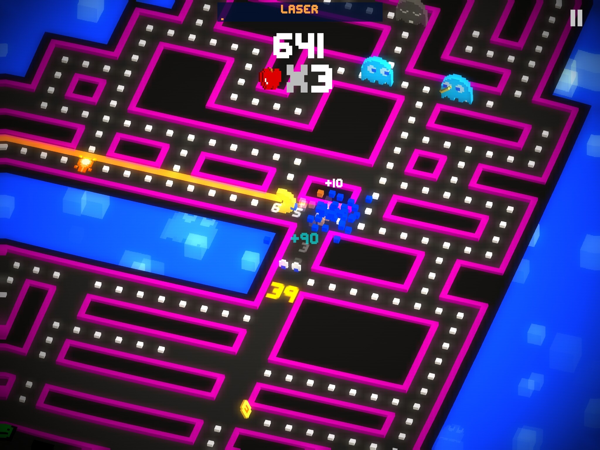 2048x1536 Just days after releasing a new gameplay teaser, Pac-Man 256 From Hipster  Whale has hit the Play Store. This officially licensed take on Pac-Man is  part ...