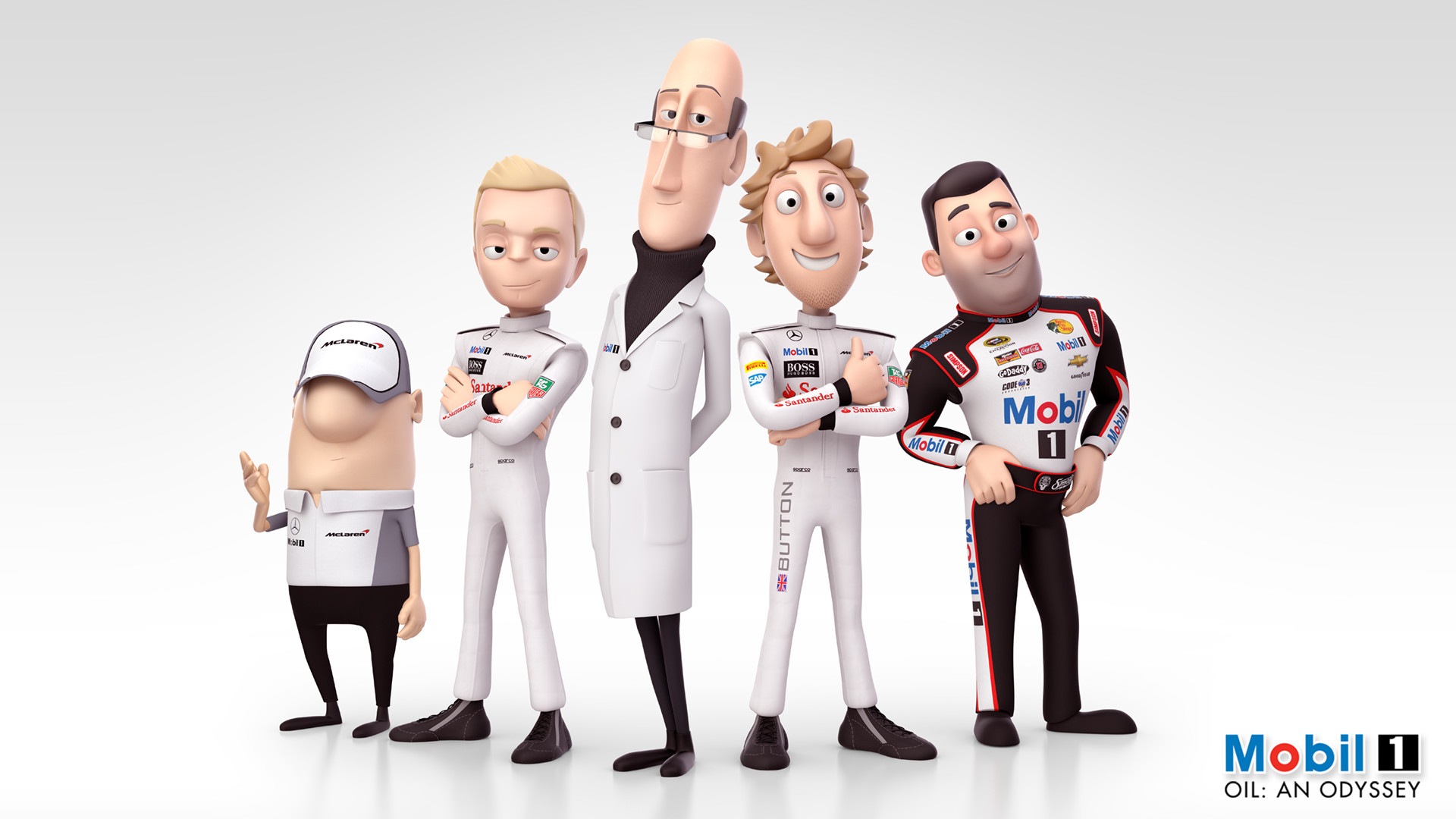 1920x1080 Jenson Button, Kevin Magnussen and Tony Stewart Race into New TOONED Series  with Mobil 1 | Business Wire