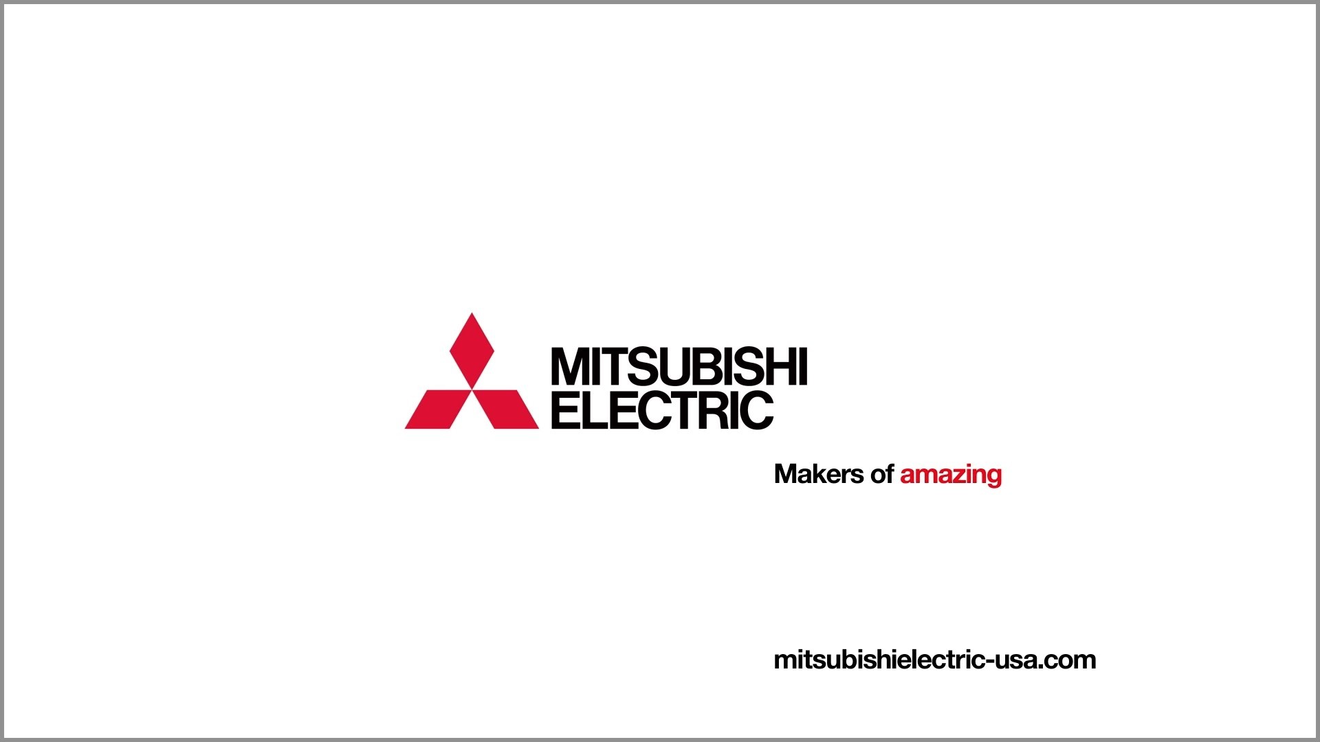 1920x1080 Mitsubishi electric logo - Mitsubishi Electric Makers Of Amazing U S Version