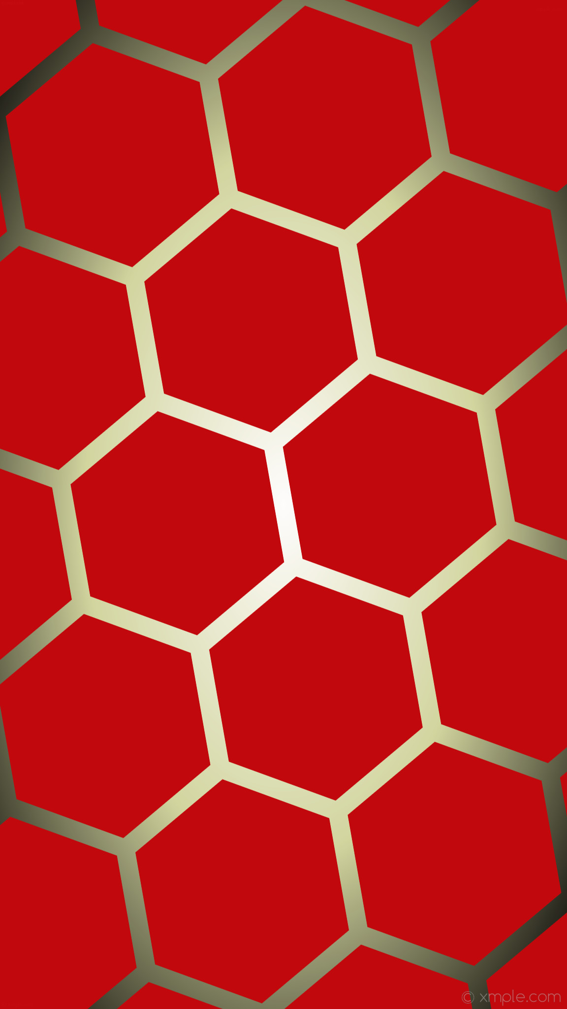 1152x2048 wallpaper gradient hexagon black red yellow glow white #c1090d #ffffff  #d3d8a1 diagonal 10