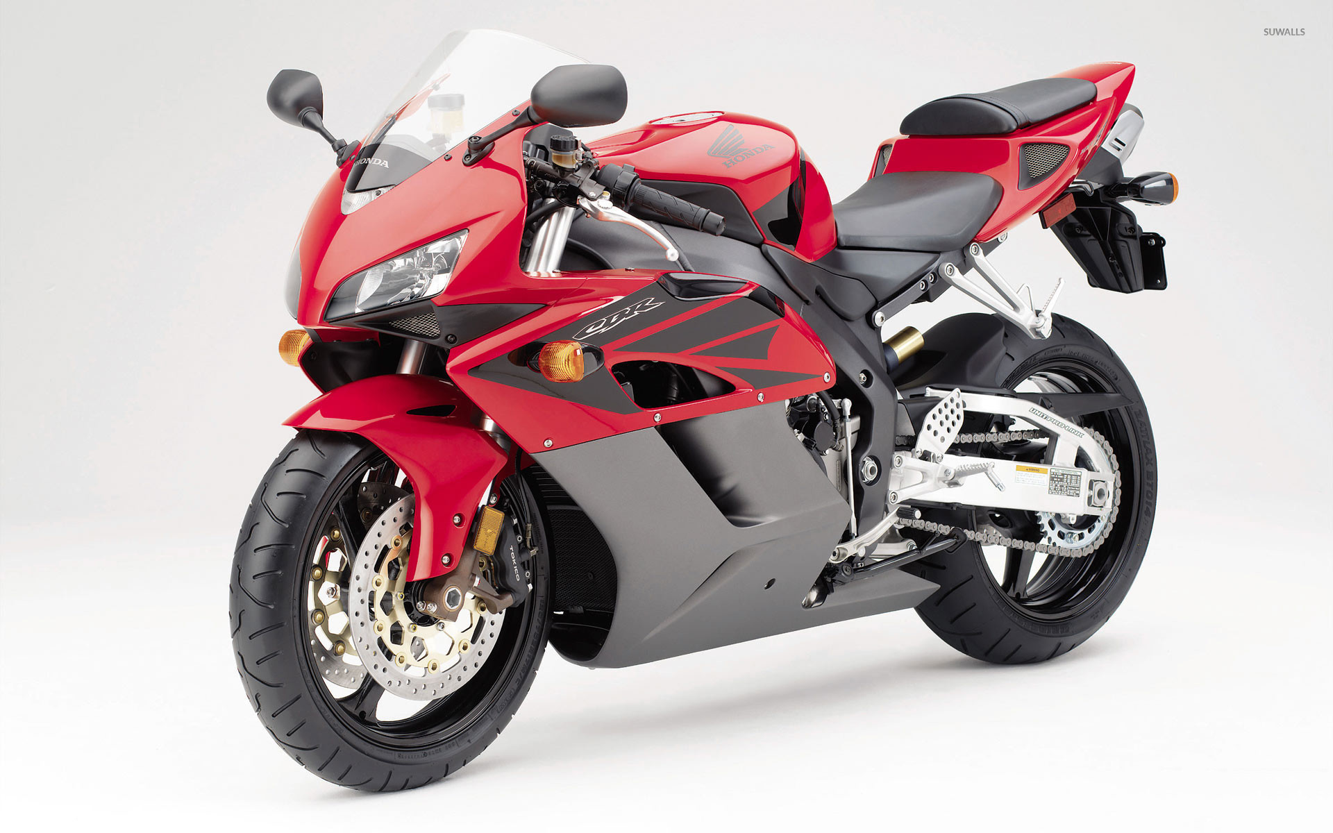 1920x1200 Red Honda CBR1000RR front side view wallpaper