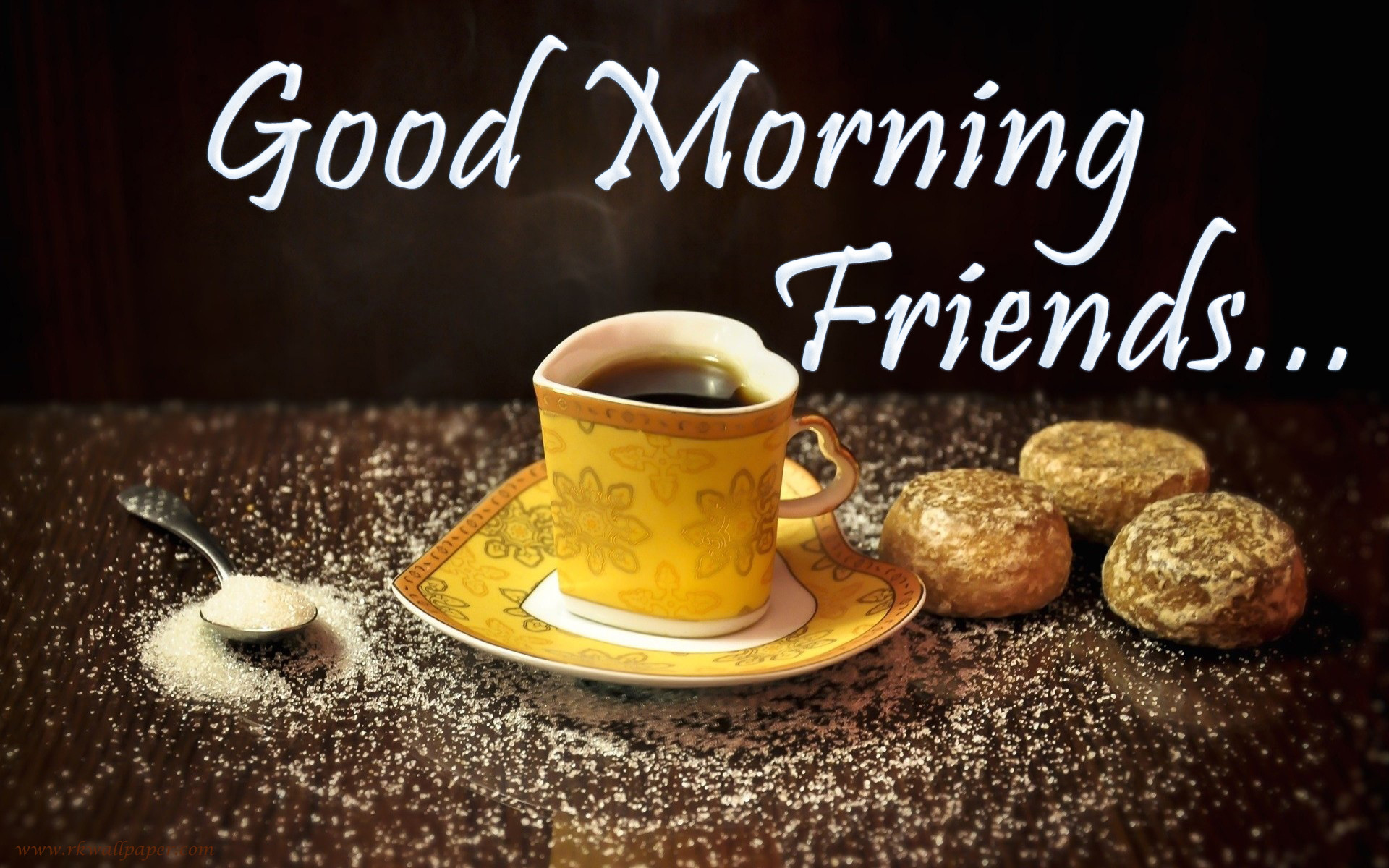 1920x1200 good morning friends wishes wallpapers