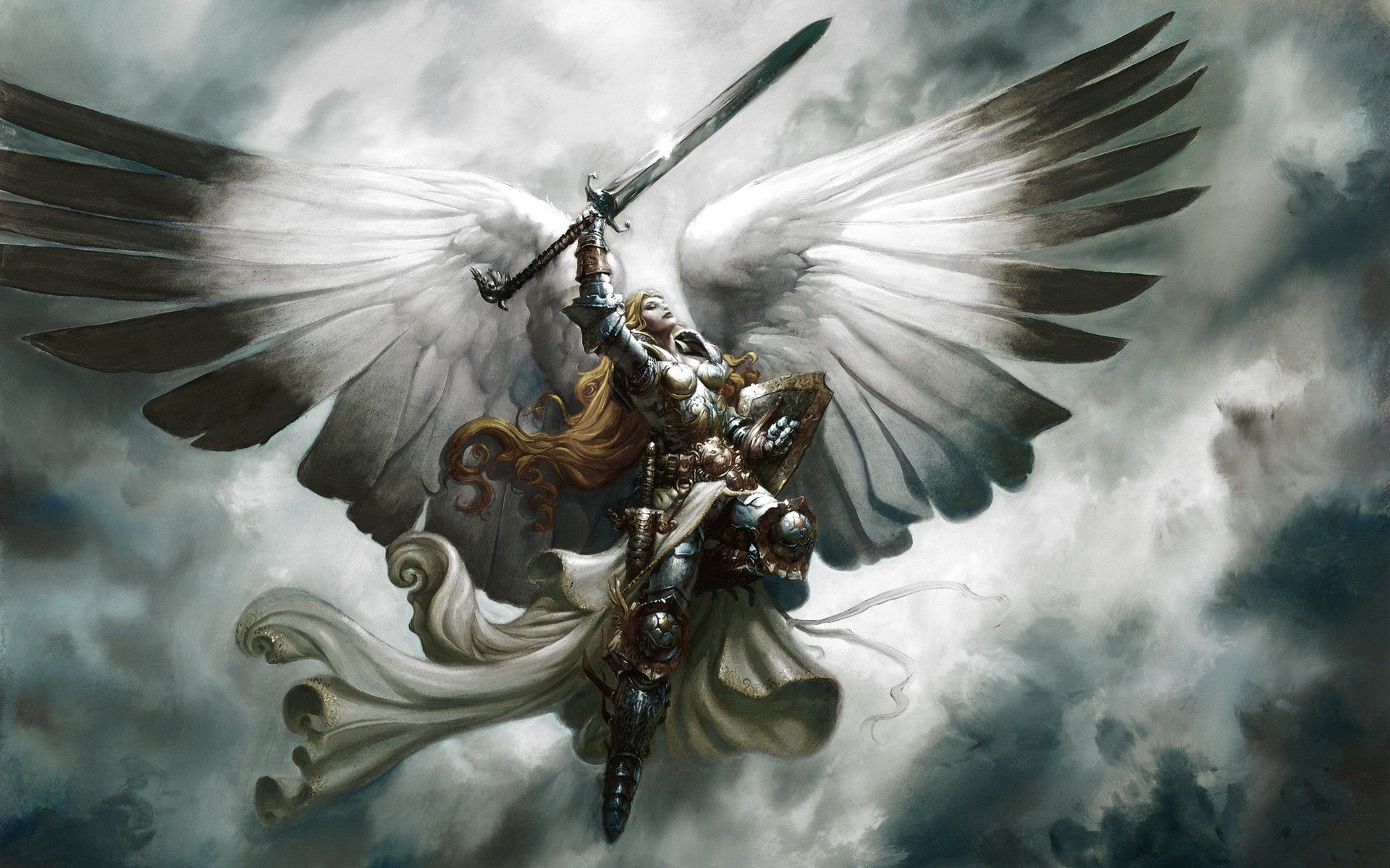1920x1200 Angels HD wallpaper - Great art of Angels ready to set as background