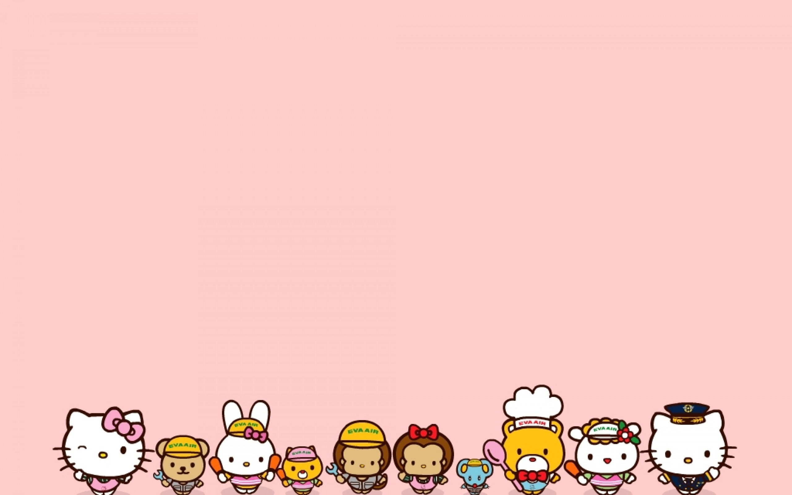 Hello Kitty background Wallpaper 4K, Pink background