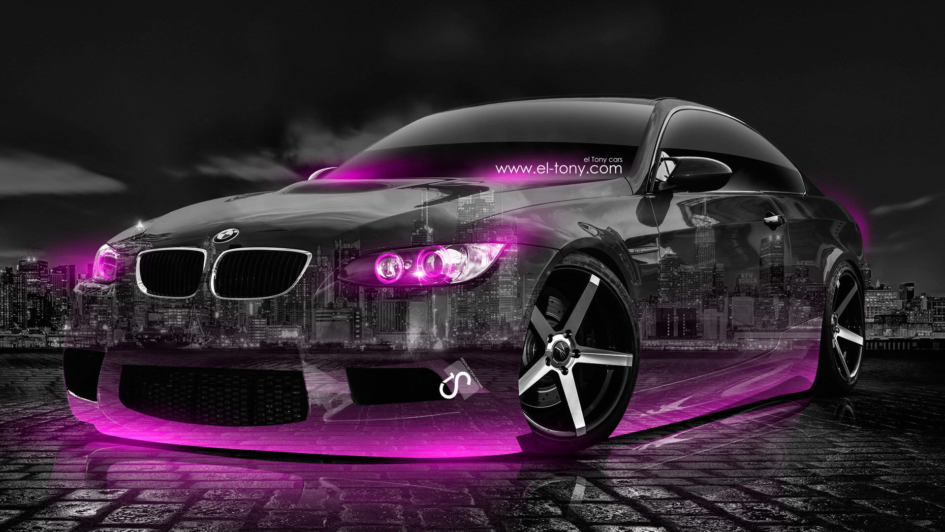 1920x1080 ... BMW-E92-M3-Crystal-City-Car-2014-Pink- ...
