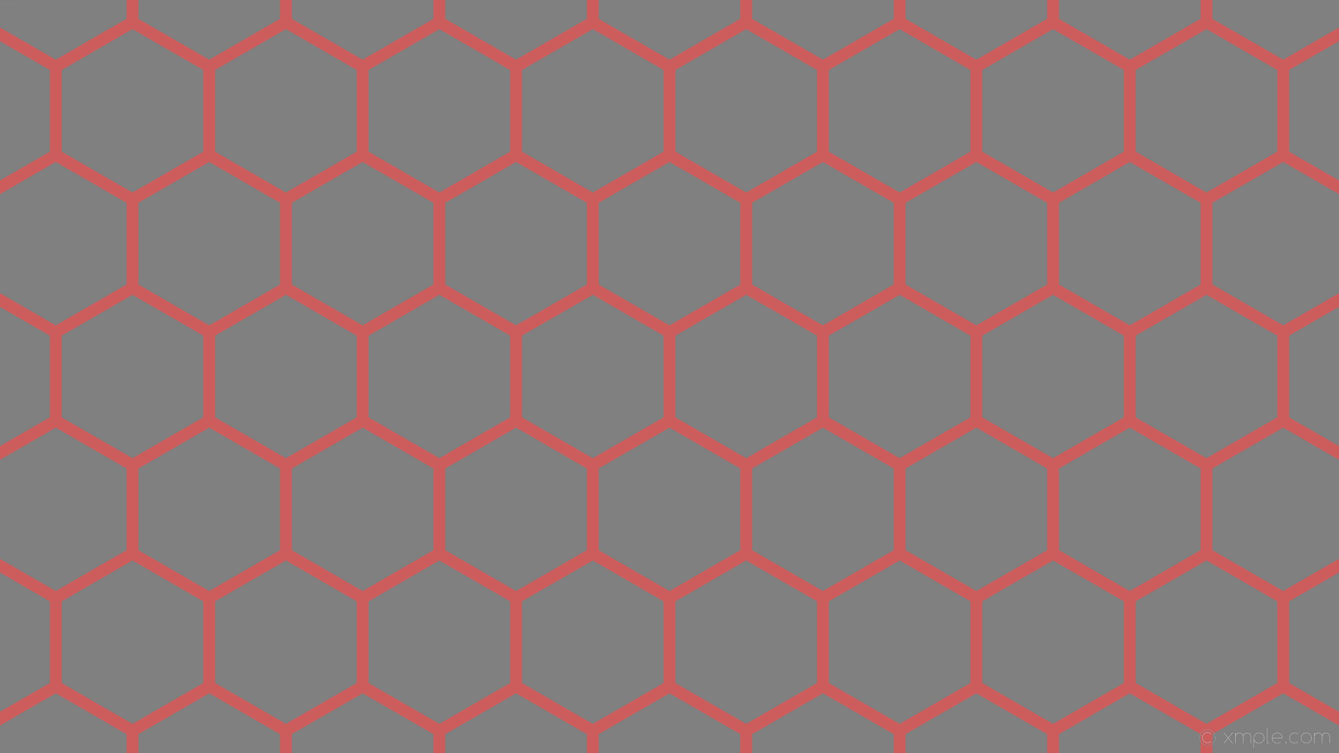 1920x1080 wallpaper red honeycomb grey hexagon beehive gray indian red #808080  #cd5c5c 0Â° 17px