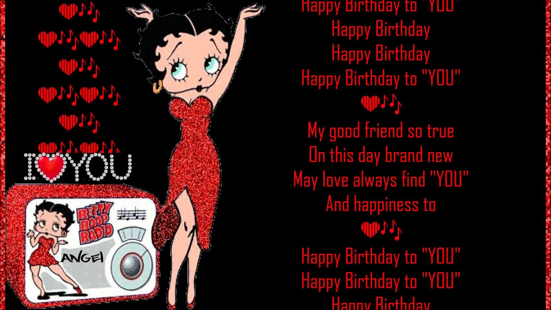 1920x1080 Betty boop birthday cards is amazing ideas which can be applied into your  birthday card 3