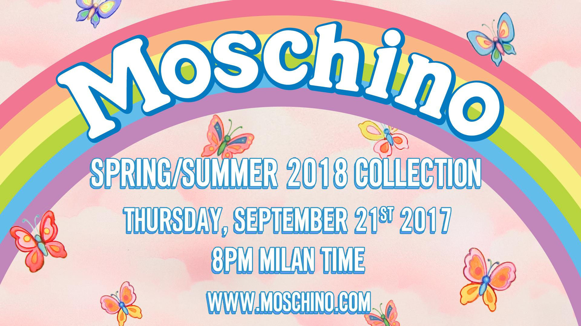 1920x1080 Moschino Spring Summer 2018 Fashion Show Live Streaming Milan
