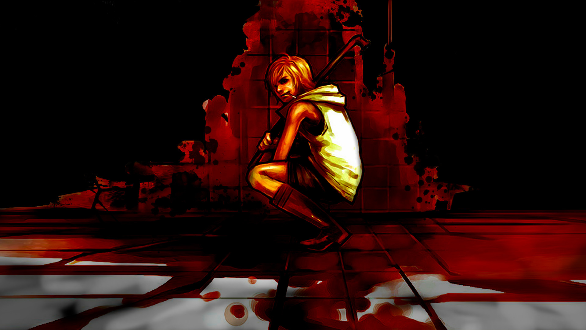 1920x1080 Silent Hill 3 Bloody Wallpaper v1.0 by Razpootin