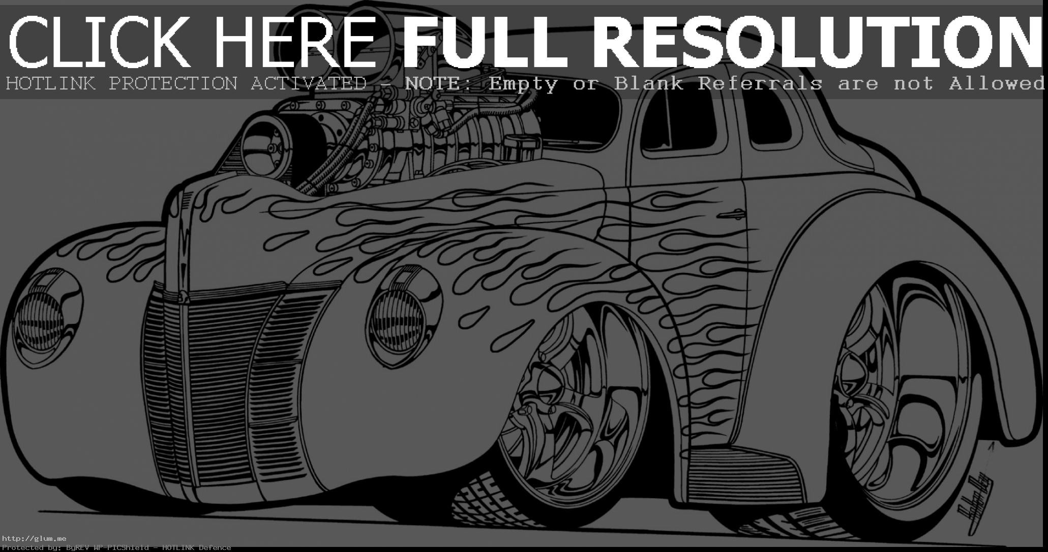 2061x1086 Rat Fink Coloring Pages And