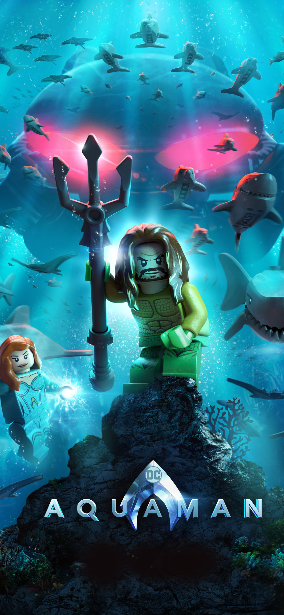 1125x2436 Lego Aquaman (Iphone XS,Iphone 10,Iphone X)