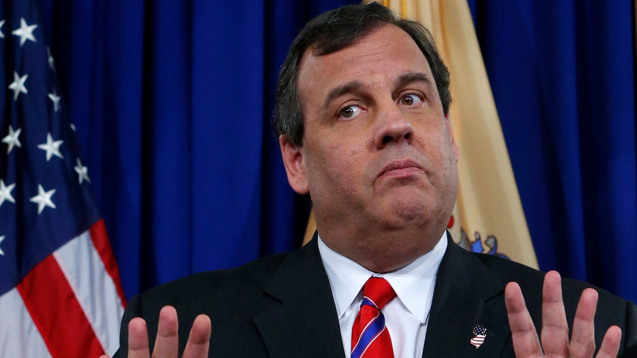 2048x1152  Wallpaper chris christie, governor, united states, republican  party