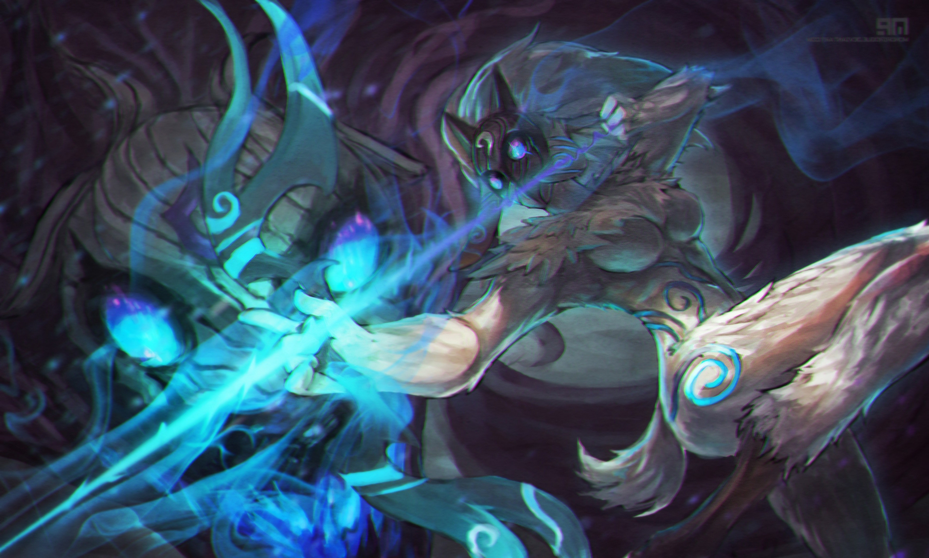 3508x2108 League Of Legends, Kindred Wallpapers HD / Desktop and Mobile Backgrounds