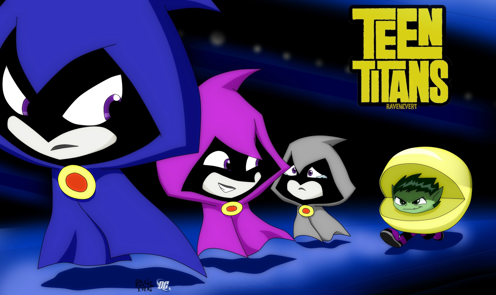 2000x1188 Teen Titans Wallpaper Â· Teen TitansRavens