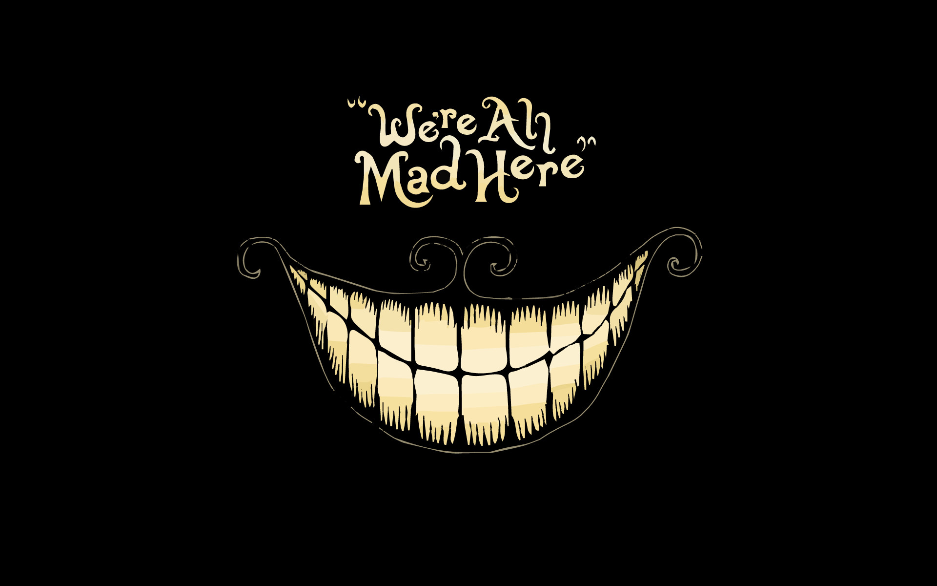 1920x1200 Evil Cheshire Cat Alice In Wonderland Fan Art Ilration