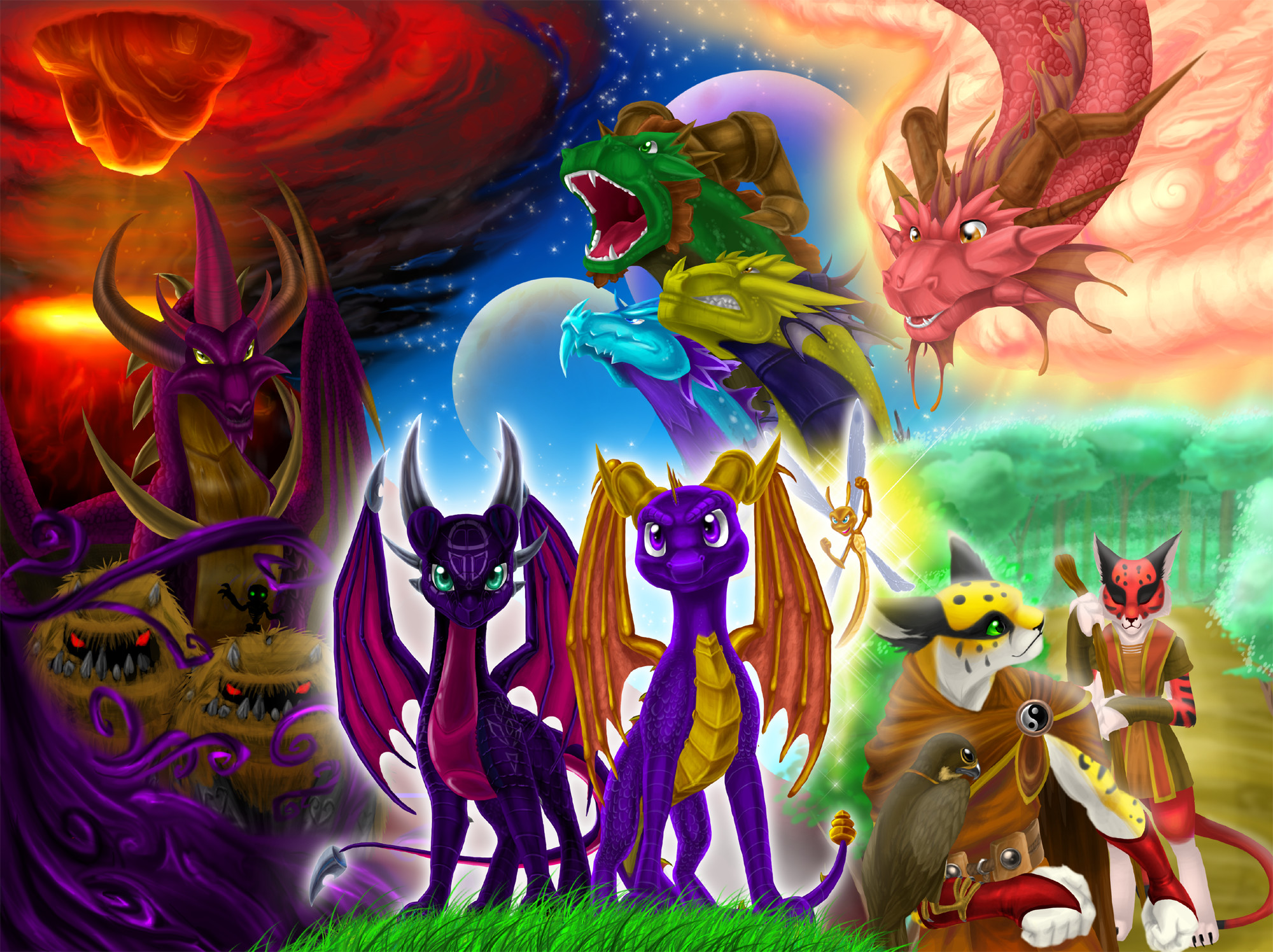 2000x1496 This is all from The Legend of Spyro: Dawn of the Dragon