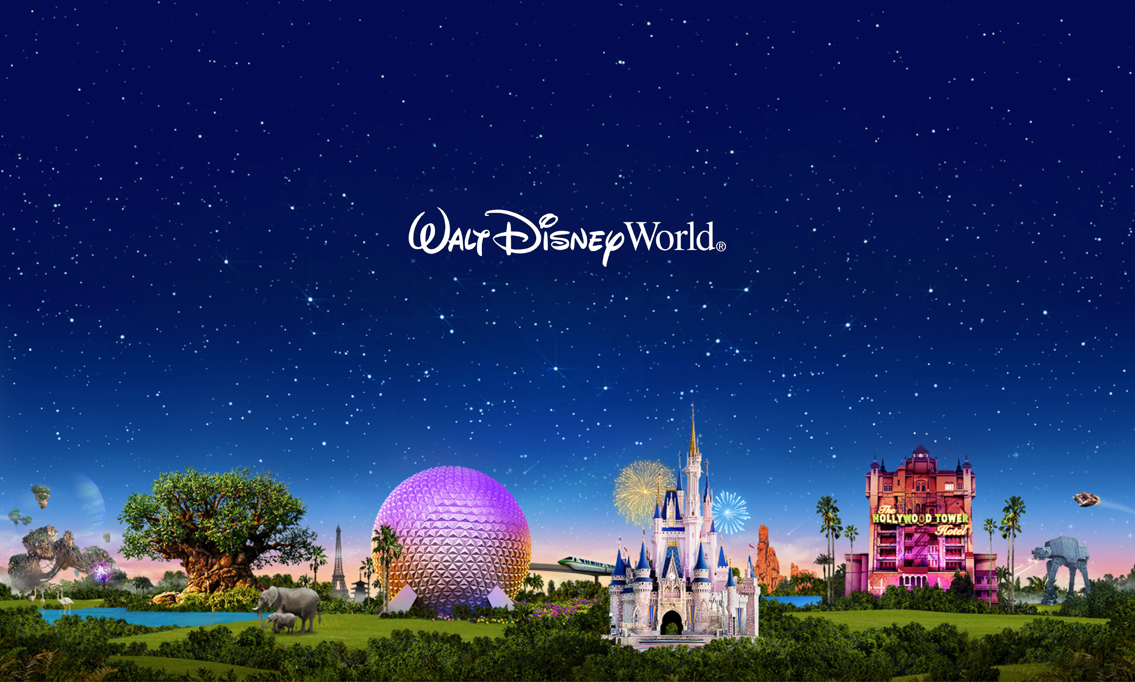 2322x1396 PhotoUpcoming Trip? Here is a Walt Disney World Desktop Wallpaper I made  (Based on the My Disney Experience image) ...