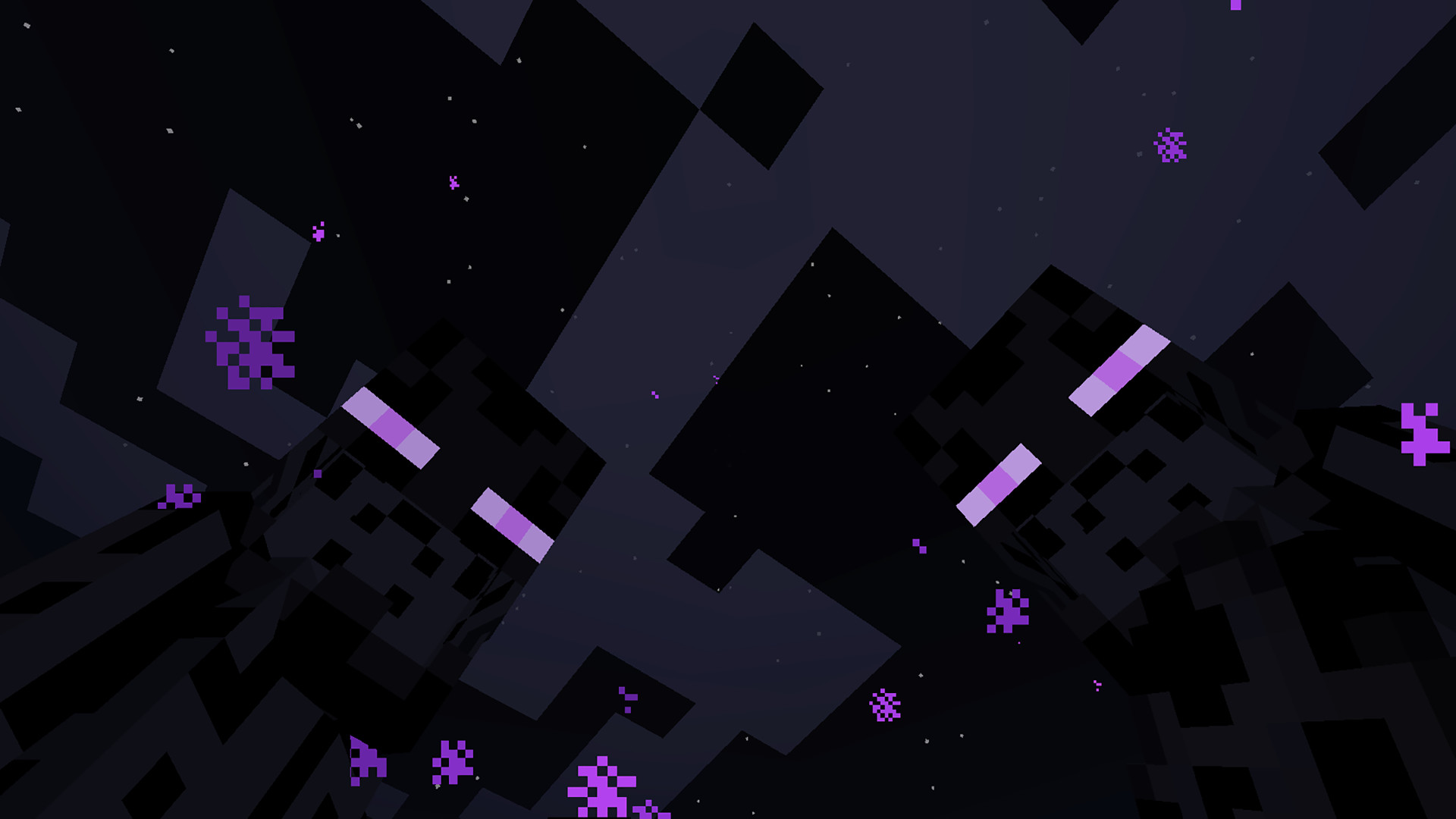 1920x1080 A screencapture of Enderman from Minecraft that I thought would make a neat  wallpaper.