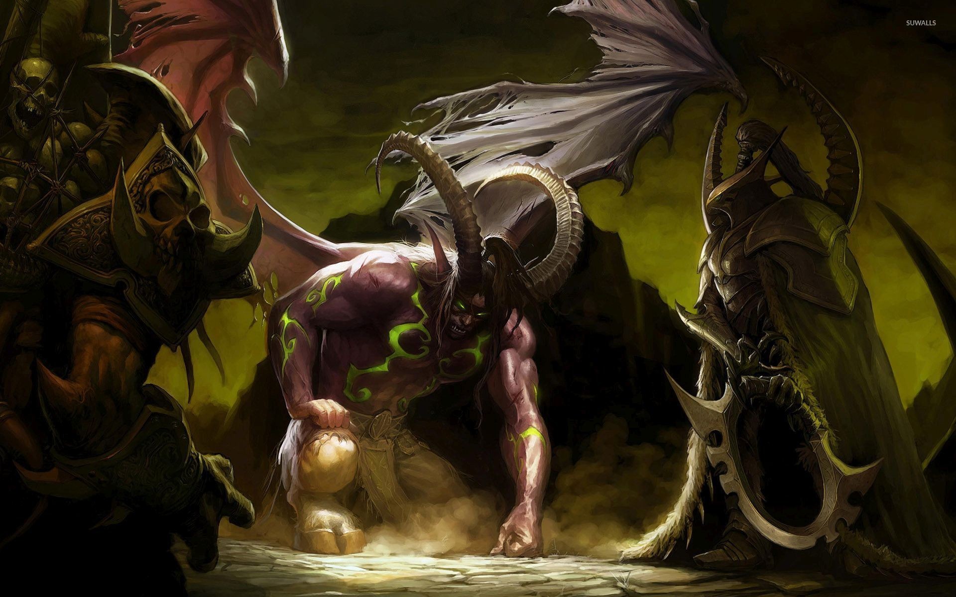 1920x1200 Fallen demon in World of Warcraft wallpaper  jpg