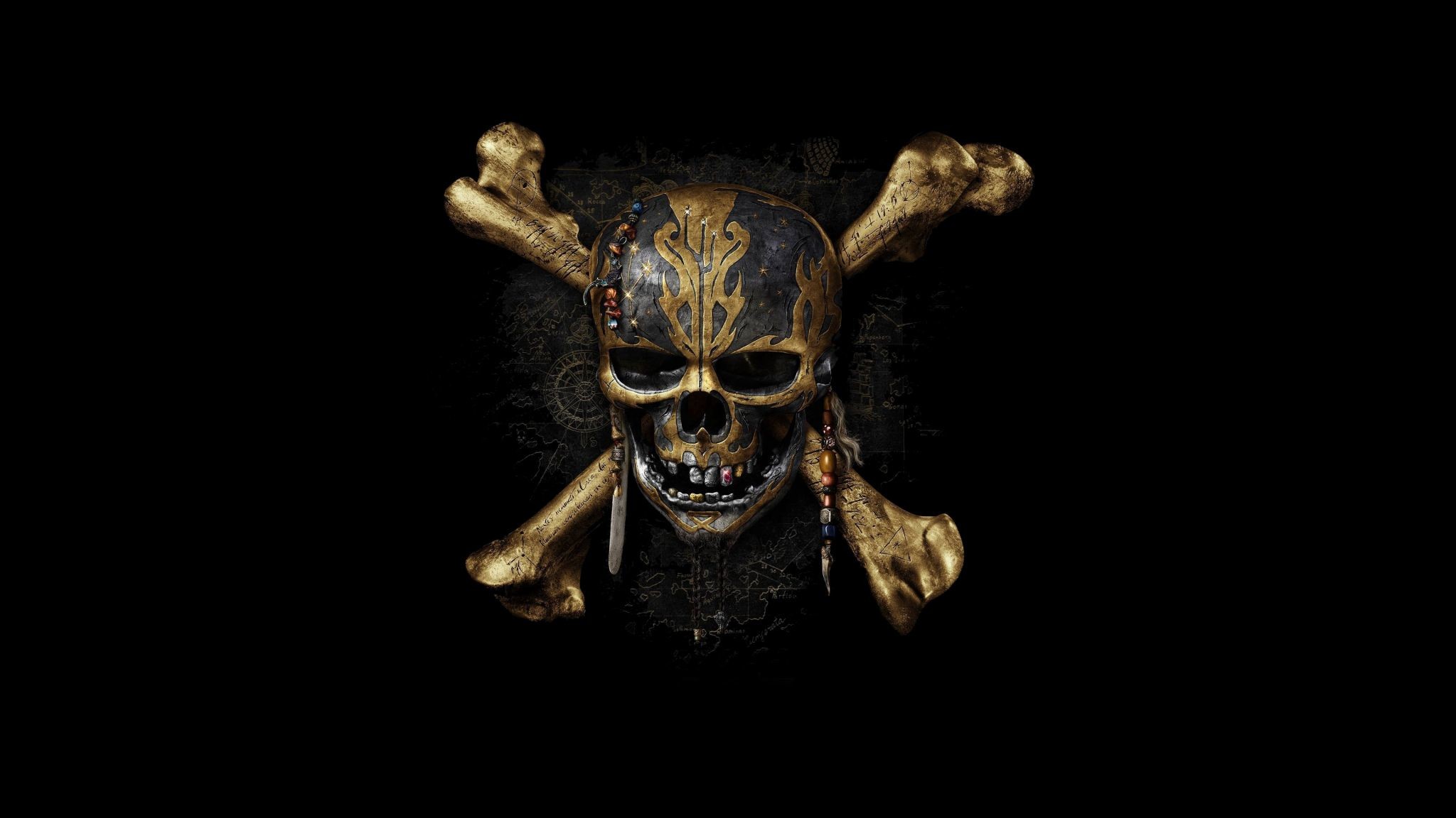 2048x1152 Pirates Of the Caribbean 5 iPhone Wallpaper