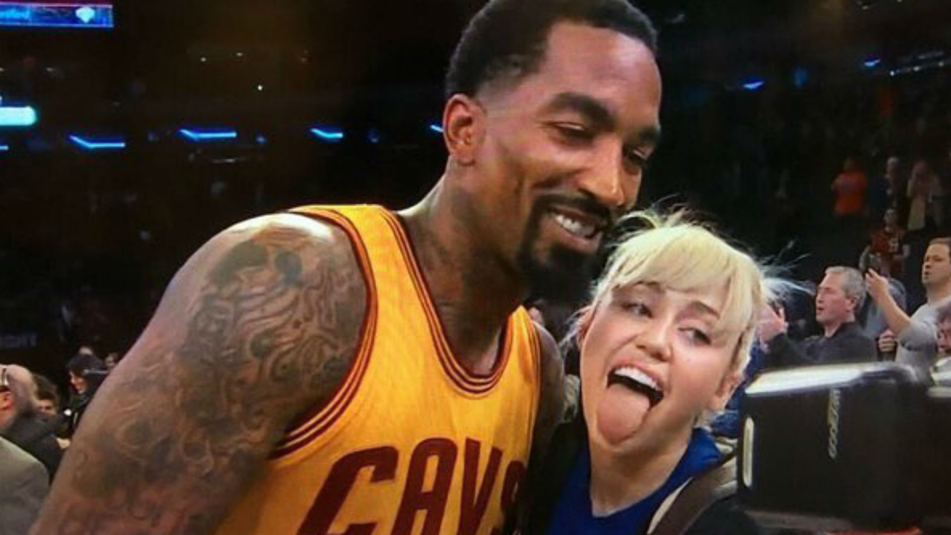 1920x1080 Miley Cyrus and J.R. Smith become best friends in New York | NBA | Sporting  News