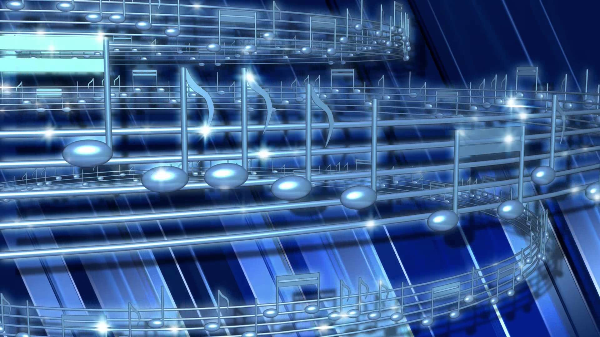 1920x1080 Blue Musical Notes Loop - Free Stock Video Footage - Free Stock Videos at  Videvo.net - YouTube