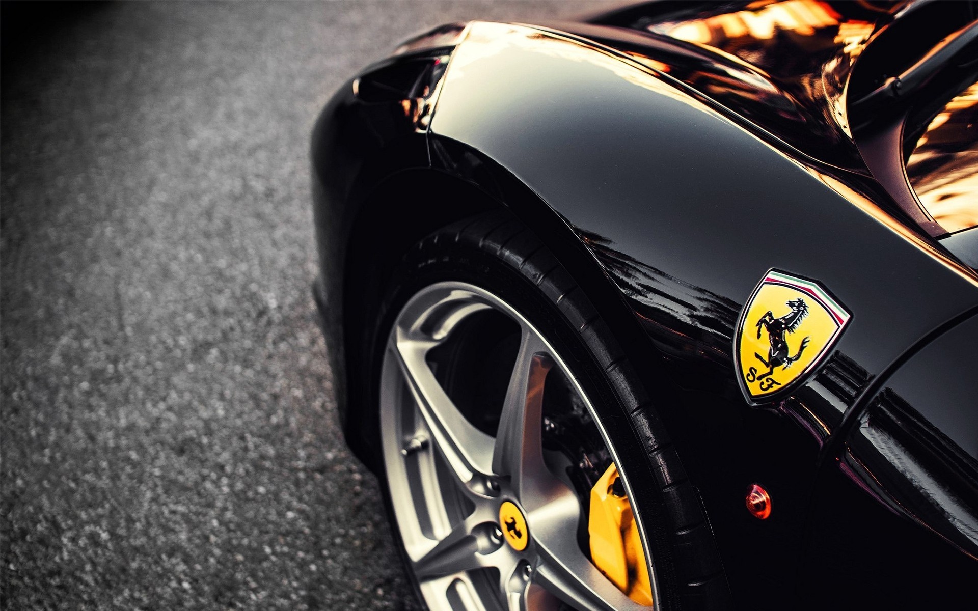 1920x1200 ... Ferrari 458 Italia Wallpaper HD Black #195