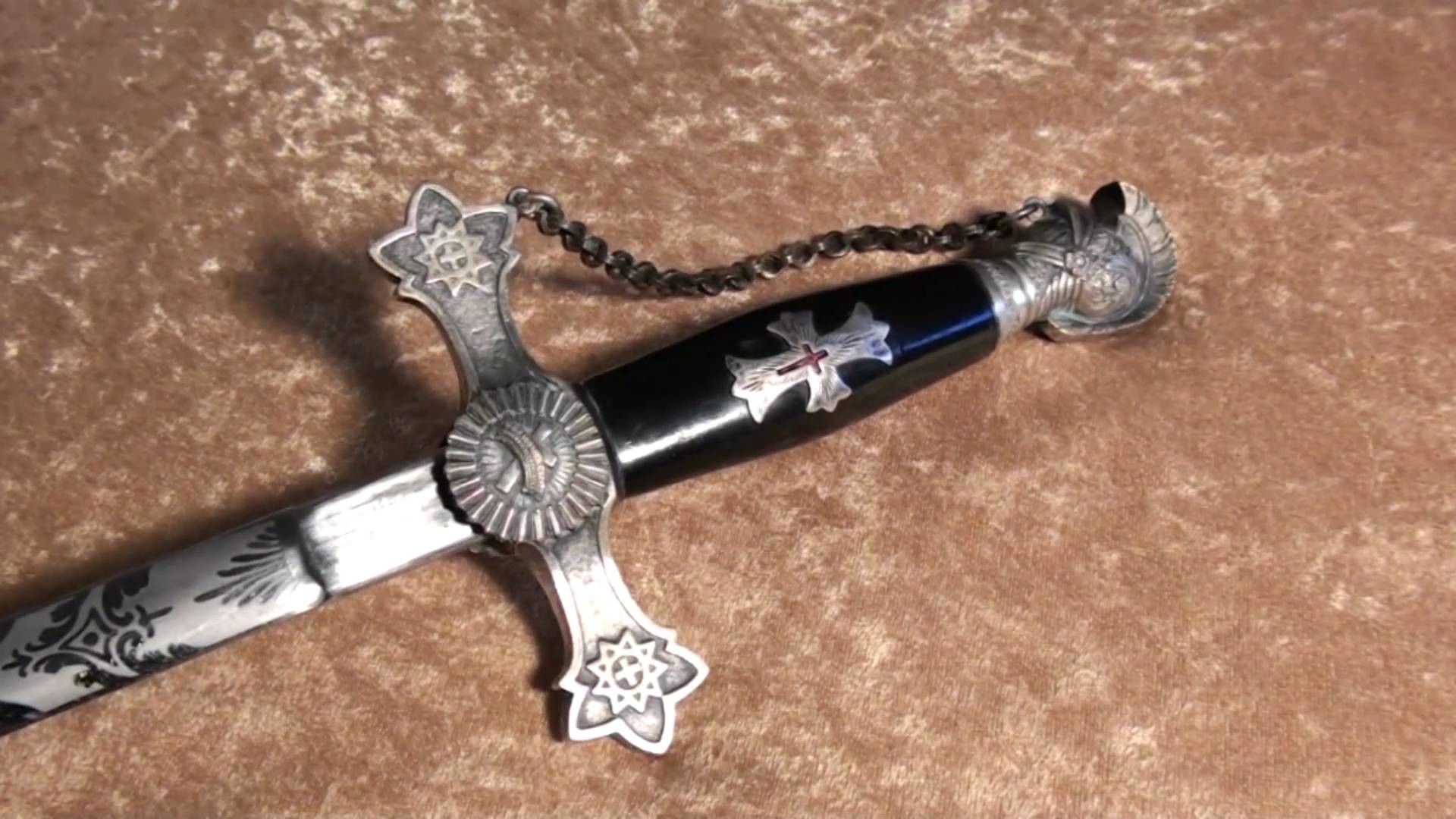 1920x1080 TheSwaggerplace Knights Templar Sword "Emri W Clark" Ames Sword Co  Chicoppee Mass 1897