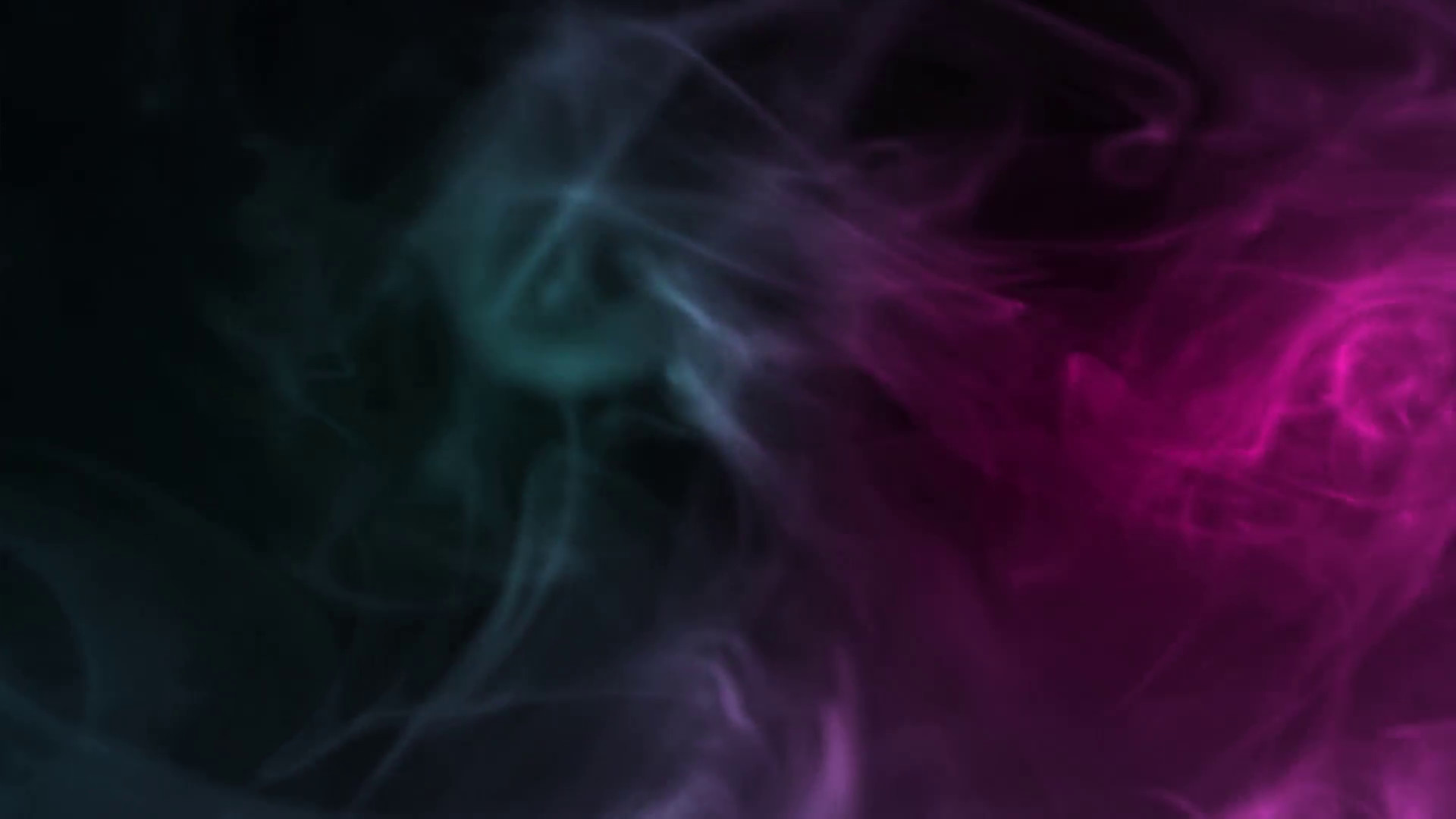 1920x1080 Teal and Magenta Smoke floats over black background Stock Video Footage -  Storyblocks Video
