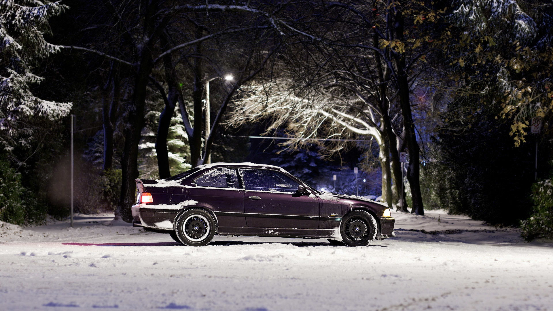1920x1080 E36 Winter Mode - wallpaper because why not ...