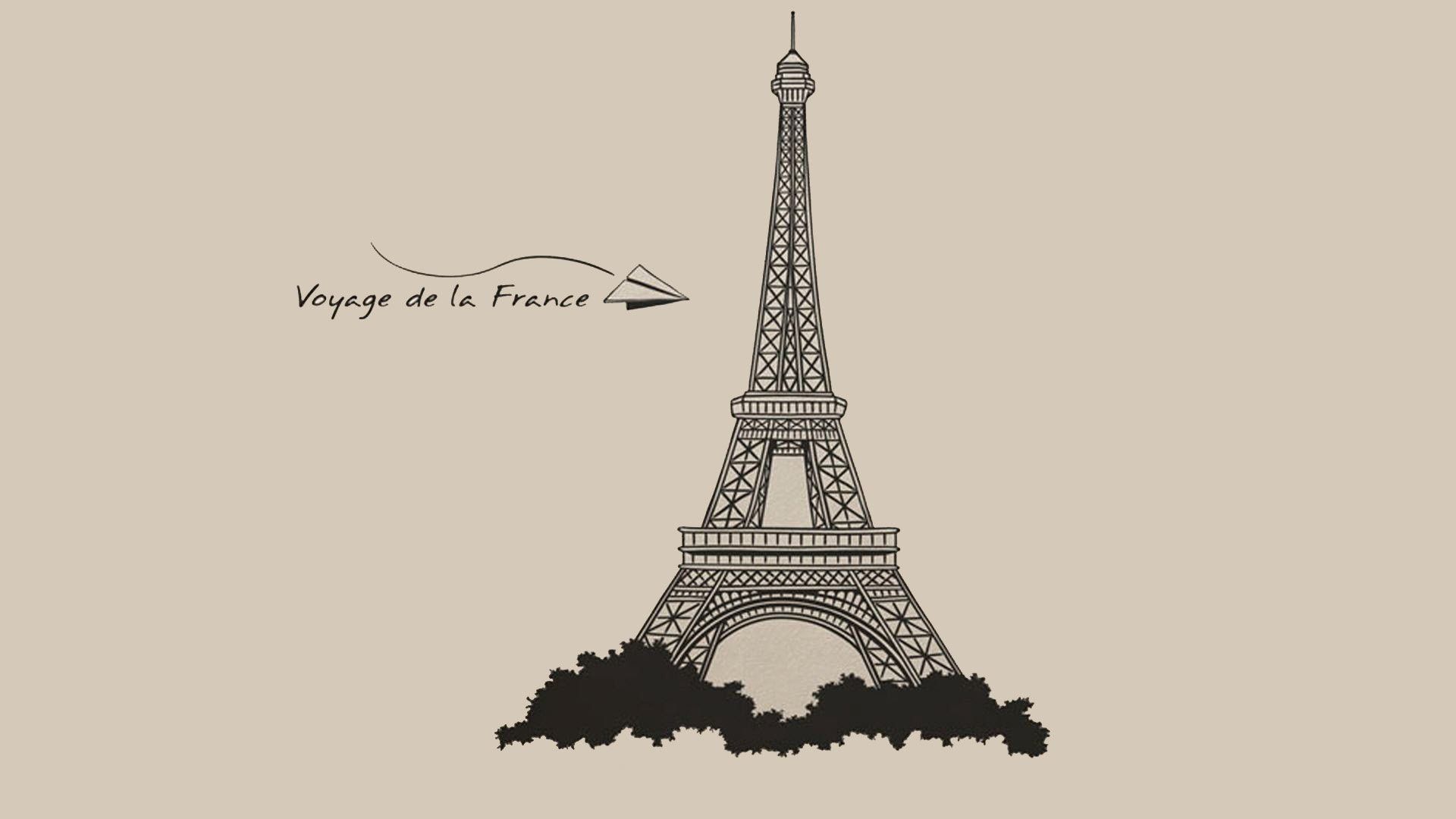 1920x1080  Paris Eiffel Tower Drawing Eiffel Tower Drawing Wallpapers