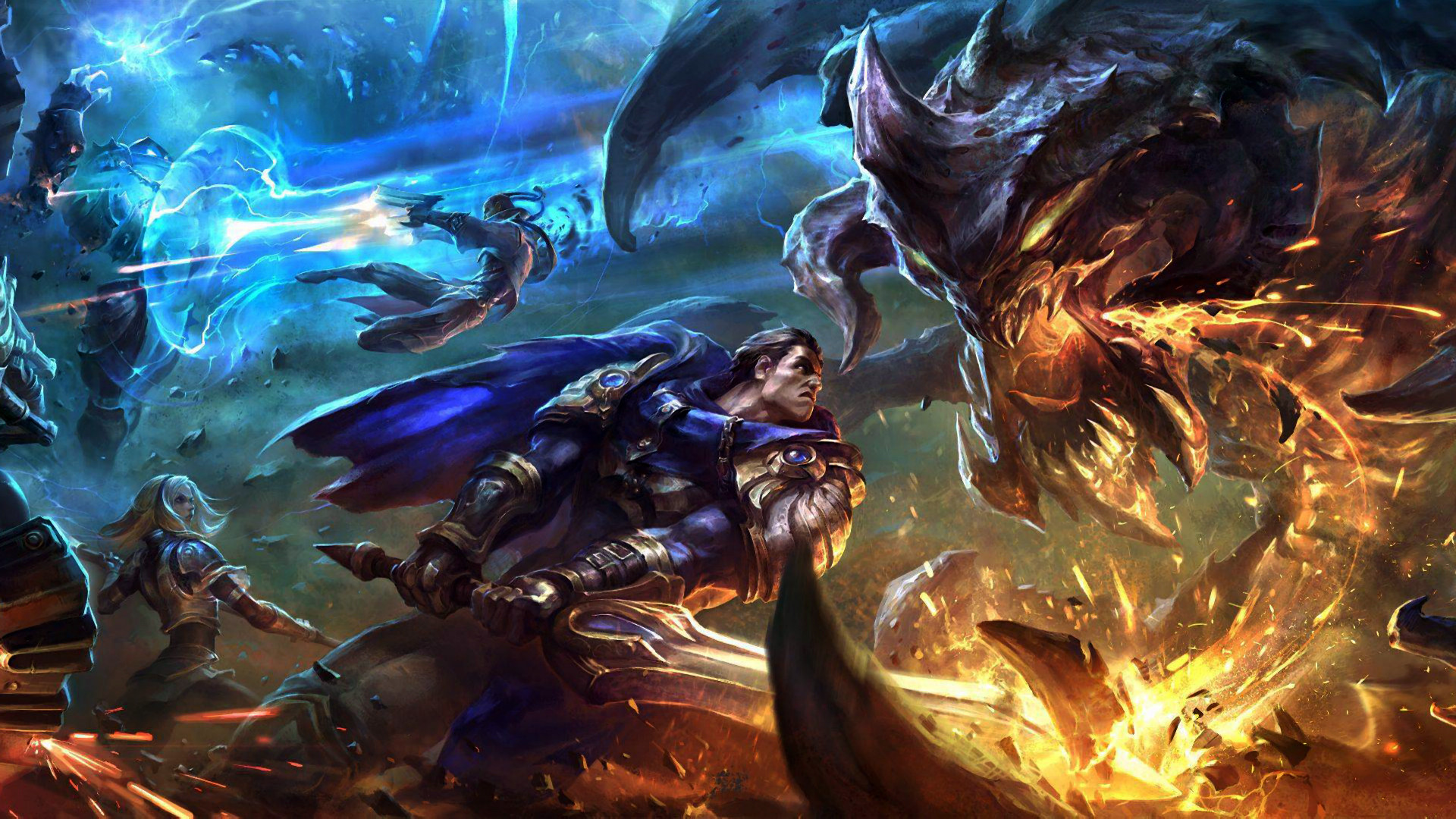 1920x1080 Baron Fight League Of Legends Wallpapers HD 