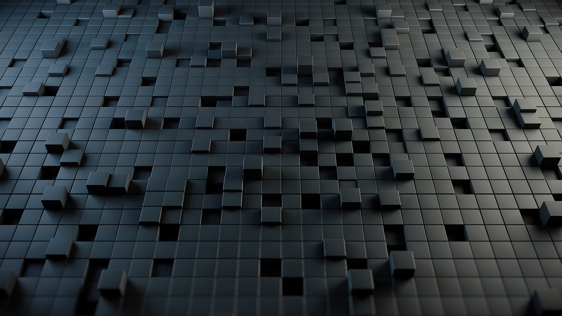 1920x1080 Black Cubes Wallpaper Full HD
