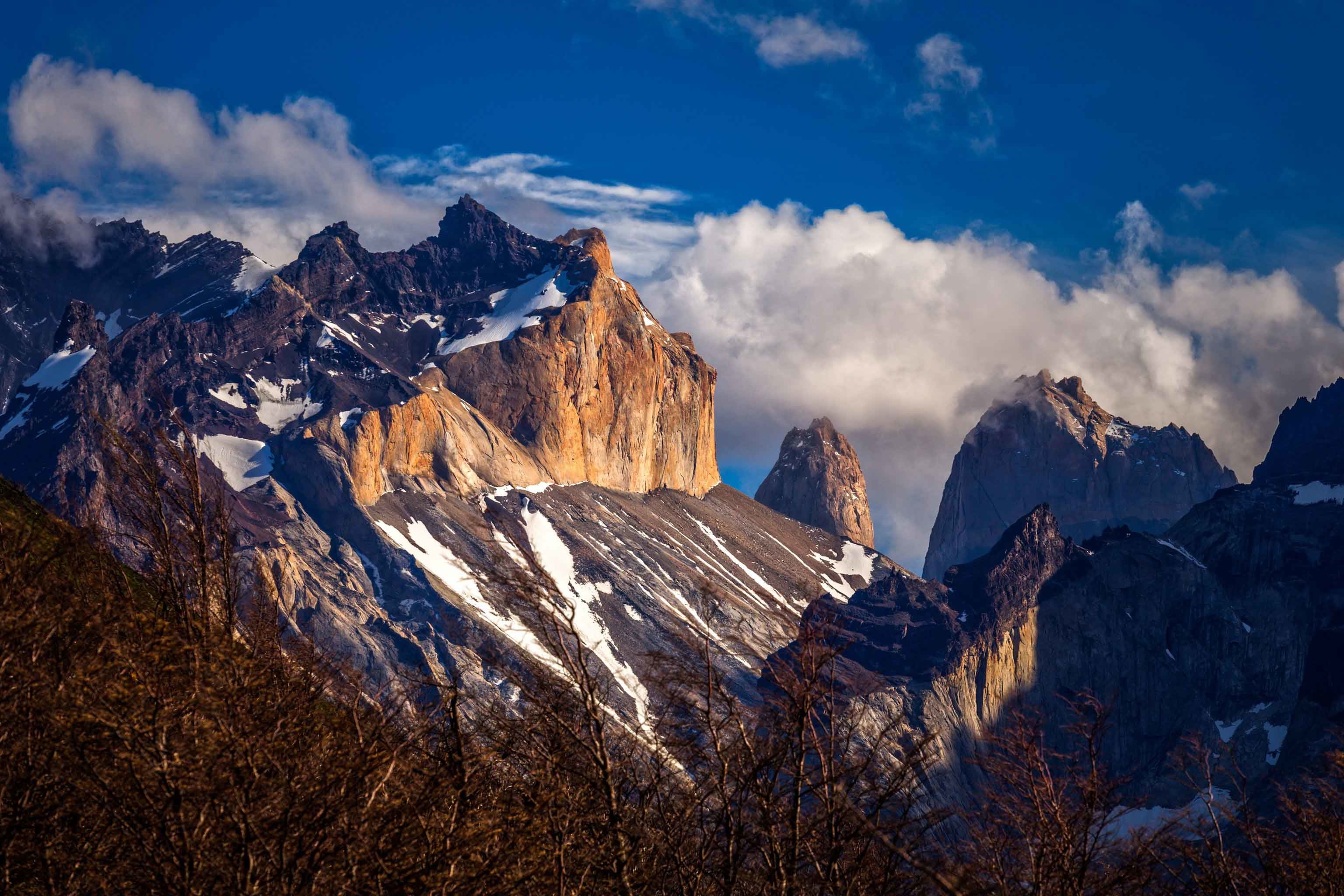 3072x2048 Mountains Chile Nature Scenery Crag Patagonia Sky Wallpaper Download Free