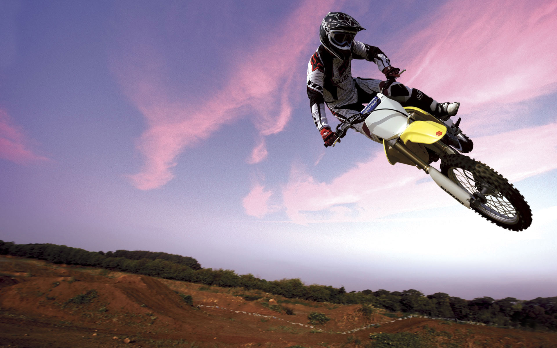 1920x1200 Motocross Bike in Sky