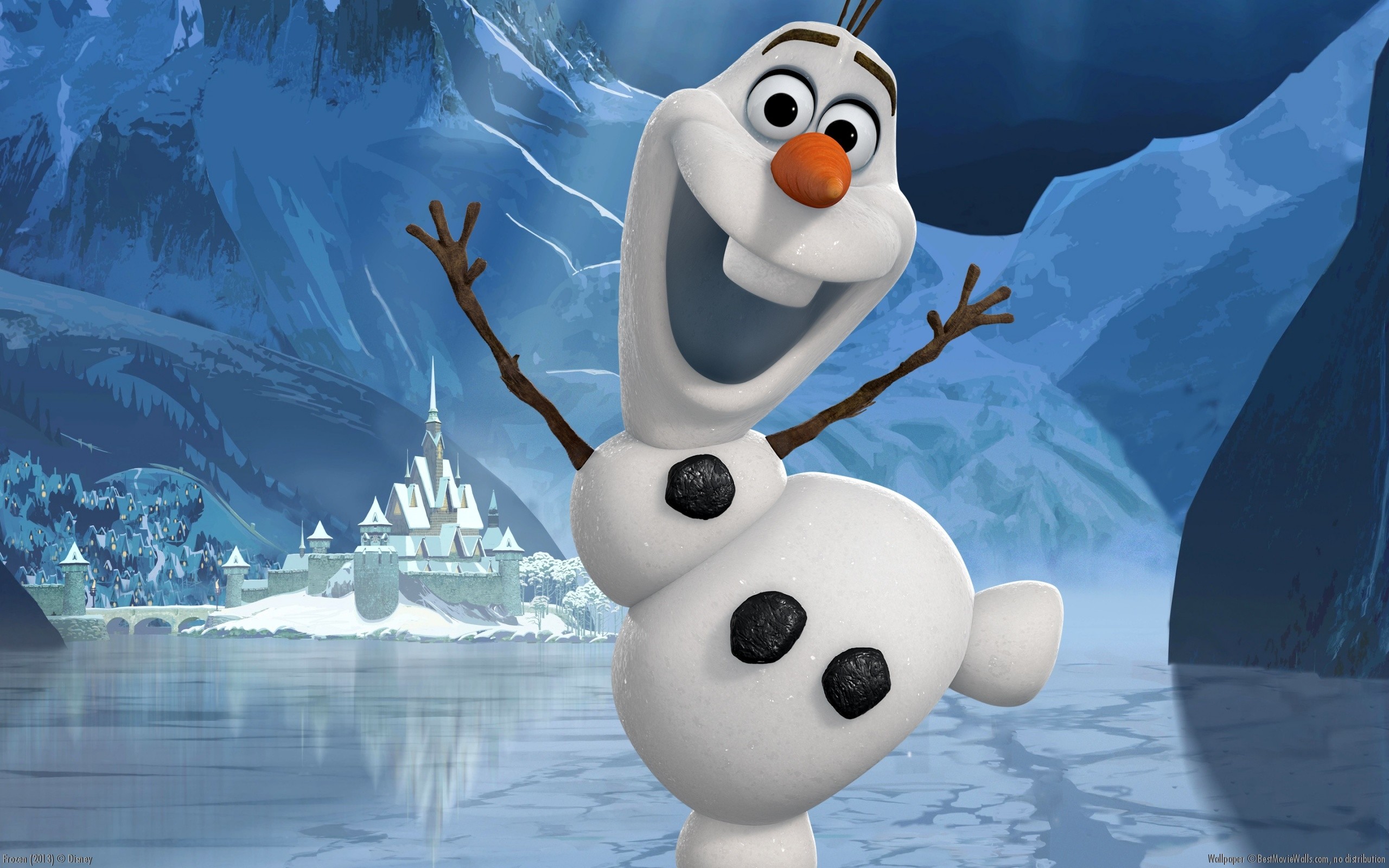 2560x1600 Frozen Olaf Wallpaper