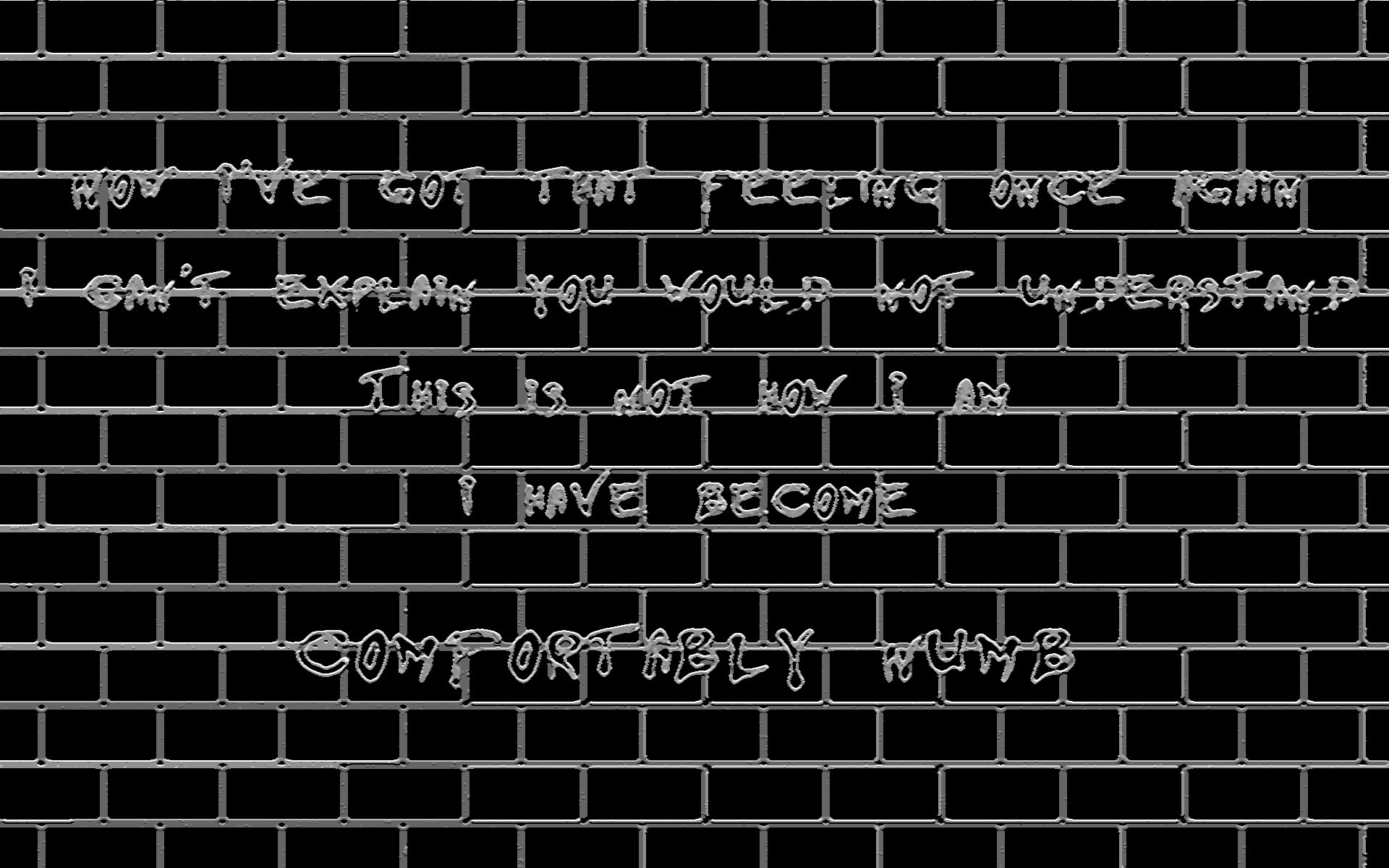 1920x1200 ... Pink Floyd Wallpaper The Wall by FenderPgX