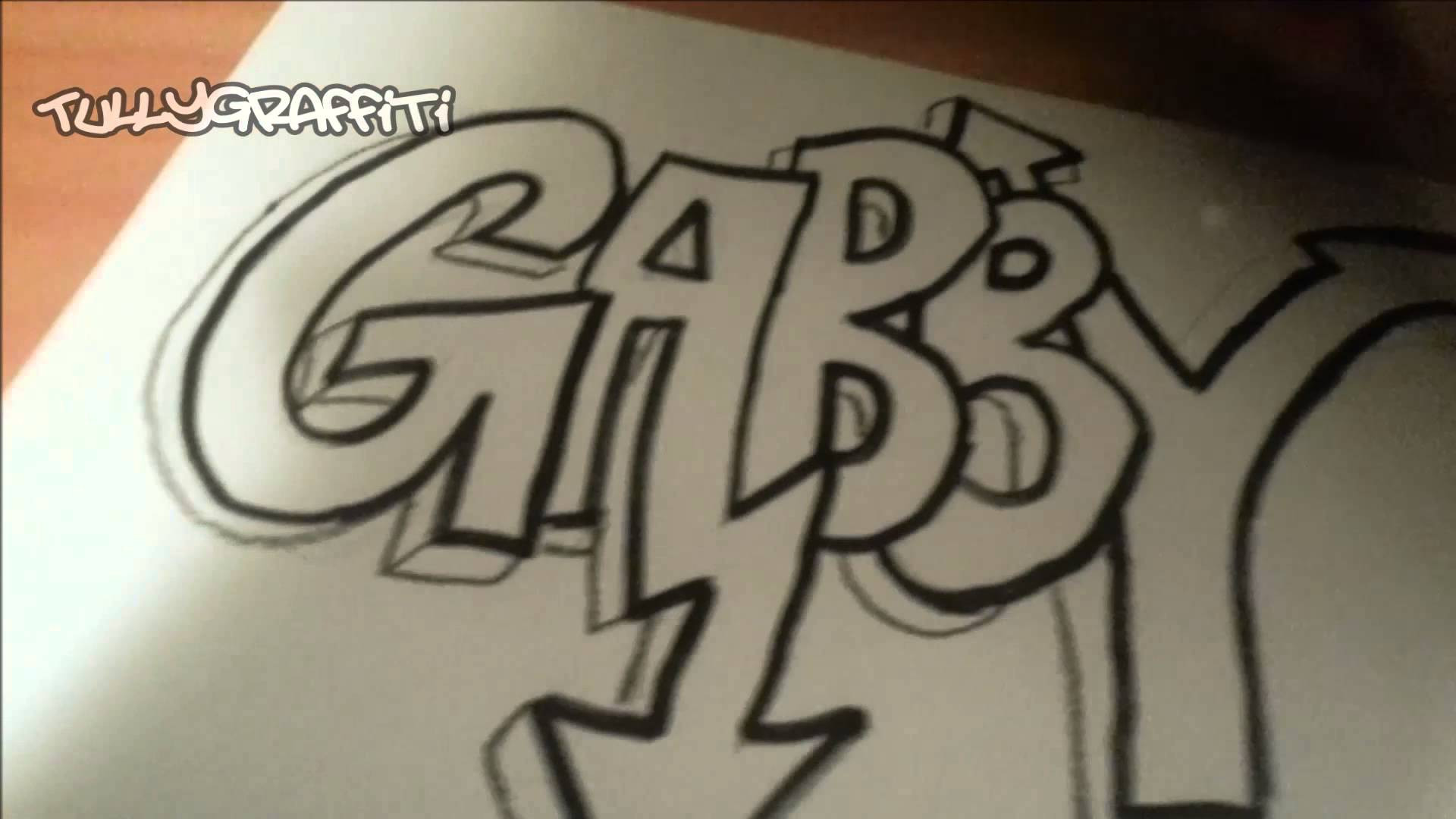 1920x1080 ... Bubbles Te Amo Graffiti Graffiti Art Request – "gabby" [Speed Draw] ...