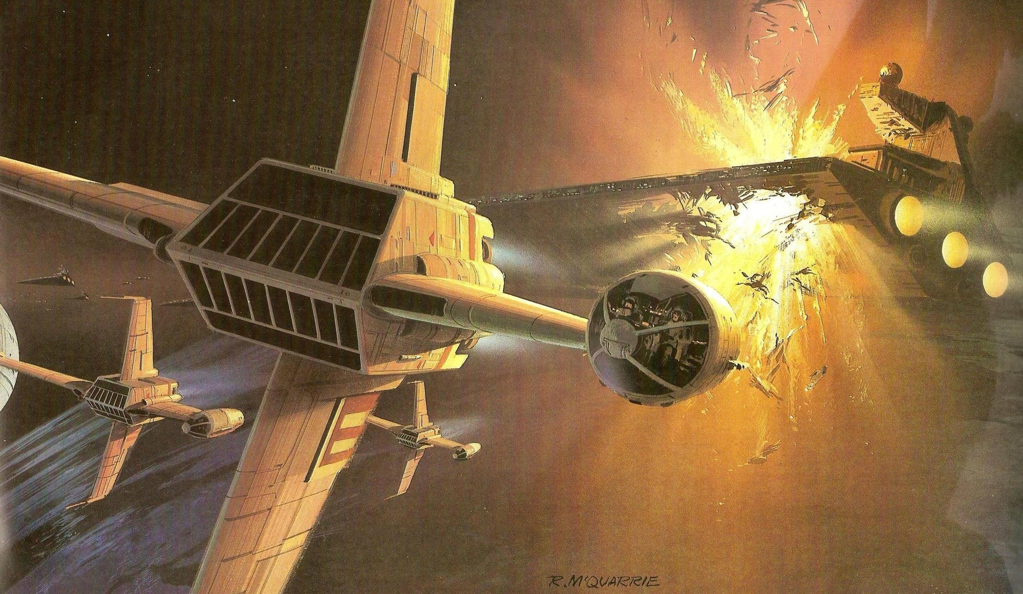 2083x1210 Sadly, We lost a big legend in the Sci-Fi concept art world yesterday.  Ralph McQuarrie has passed away at the age of I've always wa.