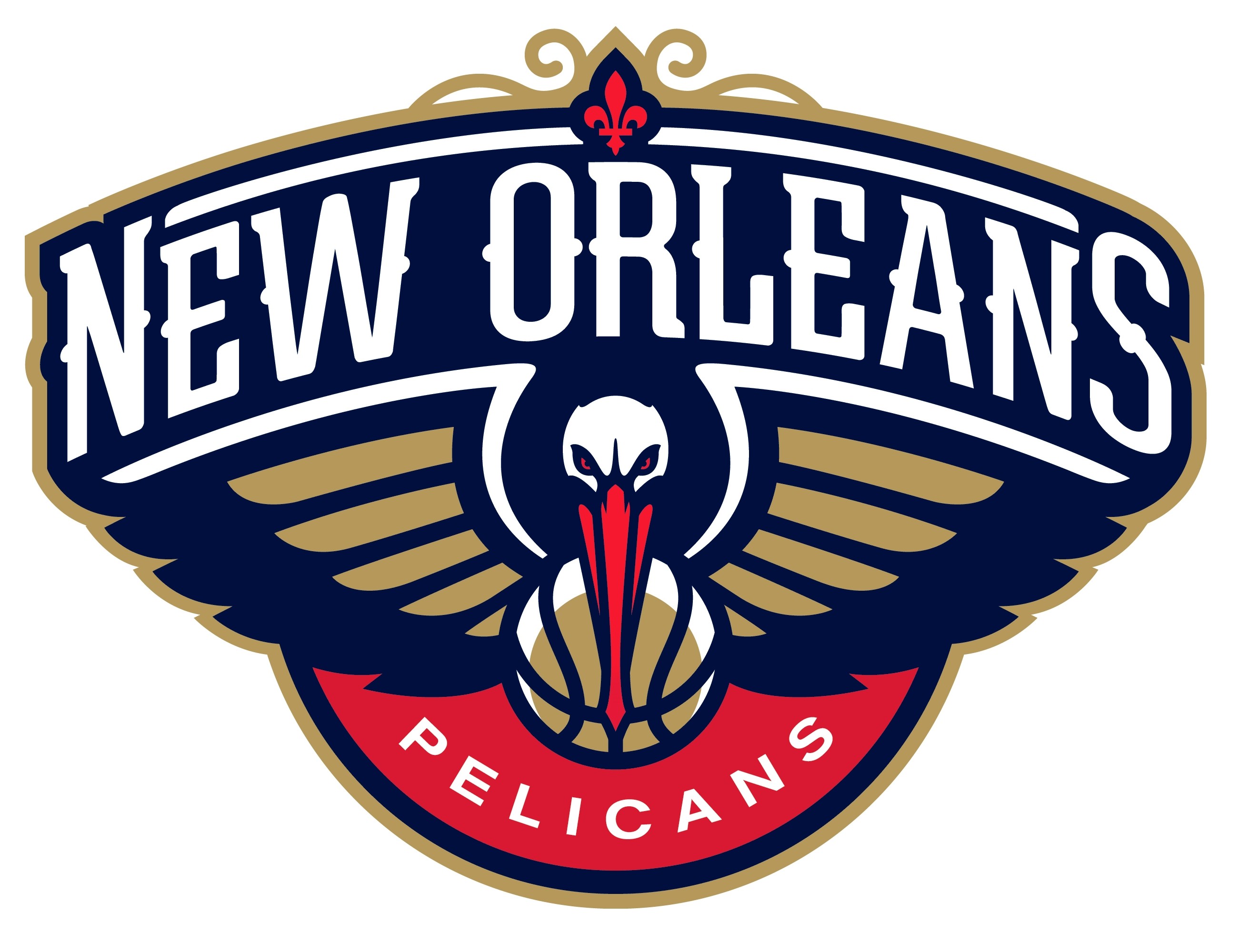 2600x2000 New Orleans Pelicans logo, logotype, emblem